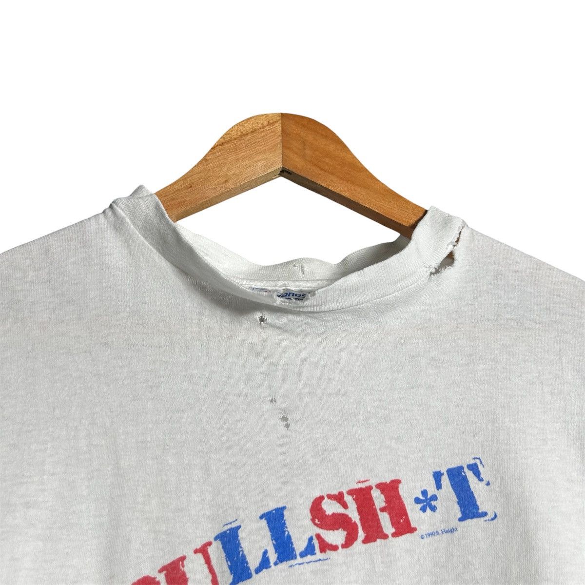 Vintage Vintage 90s Bullshit T-Shirt Size M / US 6-8 / IT 42-44 - 3 Thumbnail