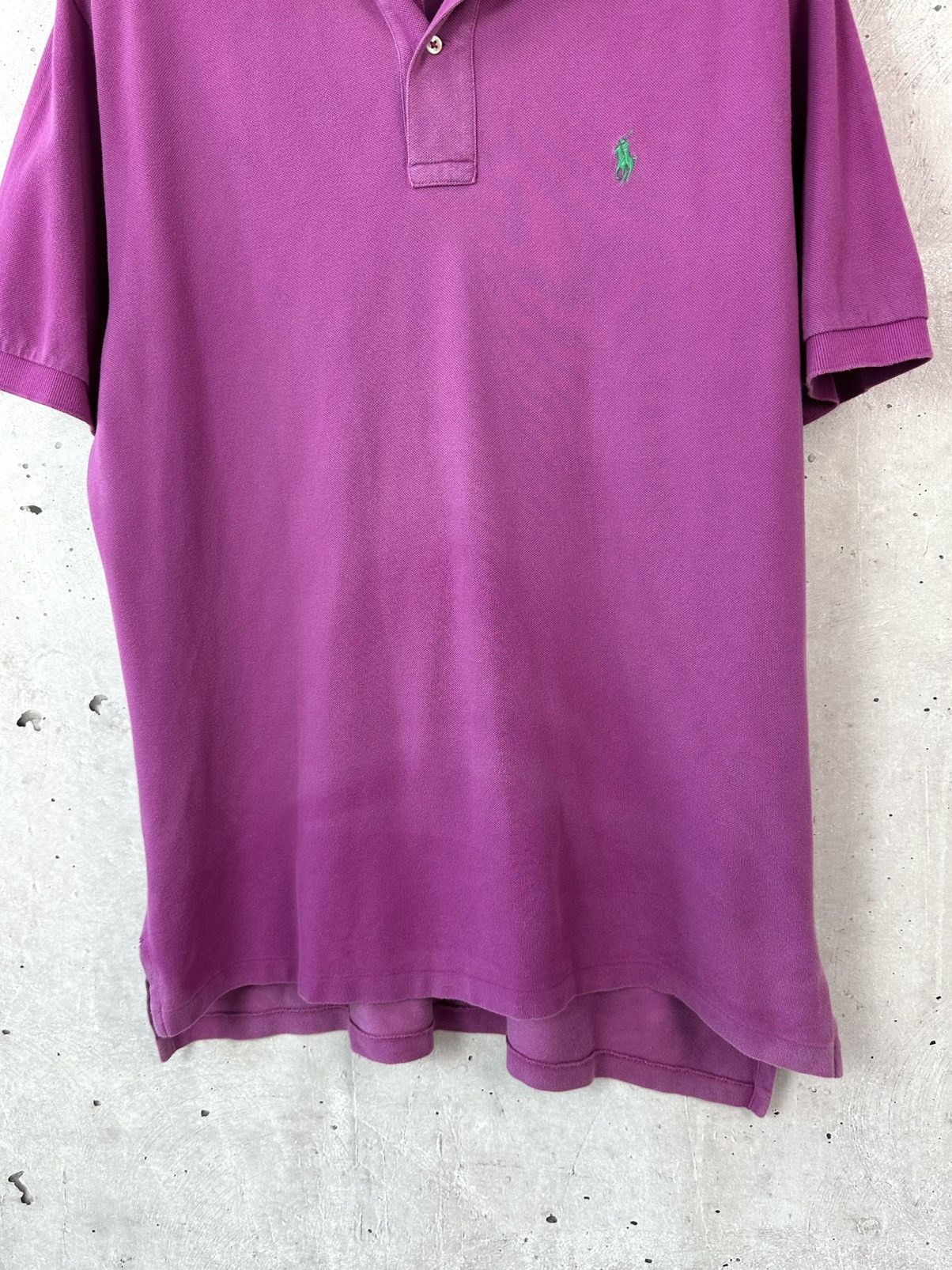 Polo Ralph Lauren Vintage Polo Ralph Lauren Purple Cotton Polo Size US XL / EU 56 / 4 - 5 Thumbnail