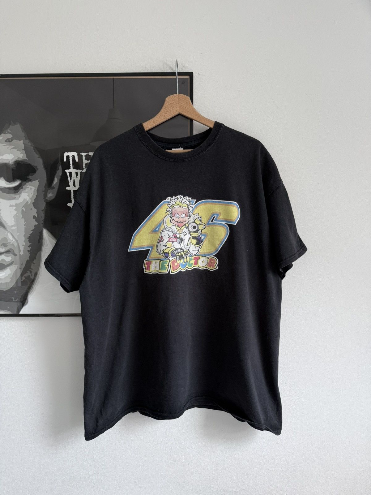 Vintage Valentino Rossi VR 46 Yamaha racing team MotoGP t shirt Size US XXL / EU 58 / 5 - 1 Thumbnail