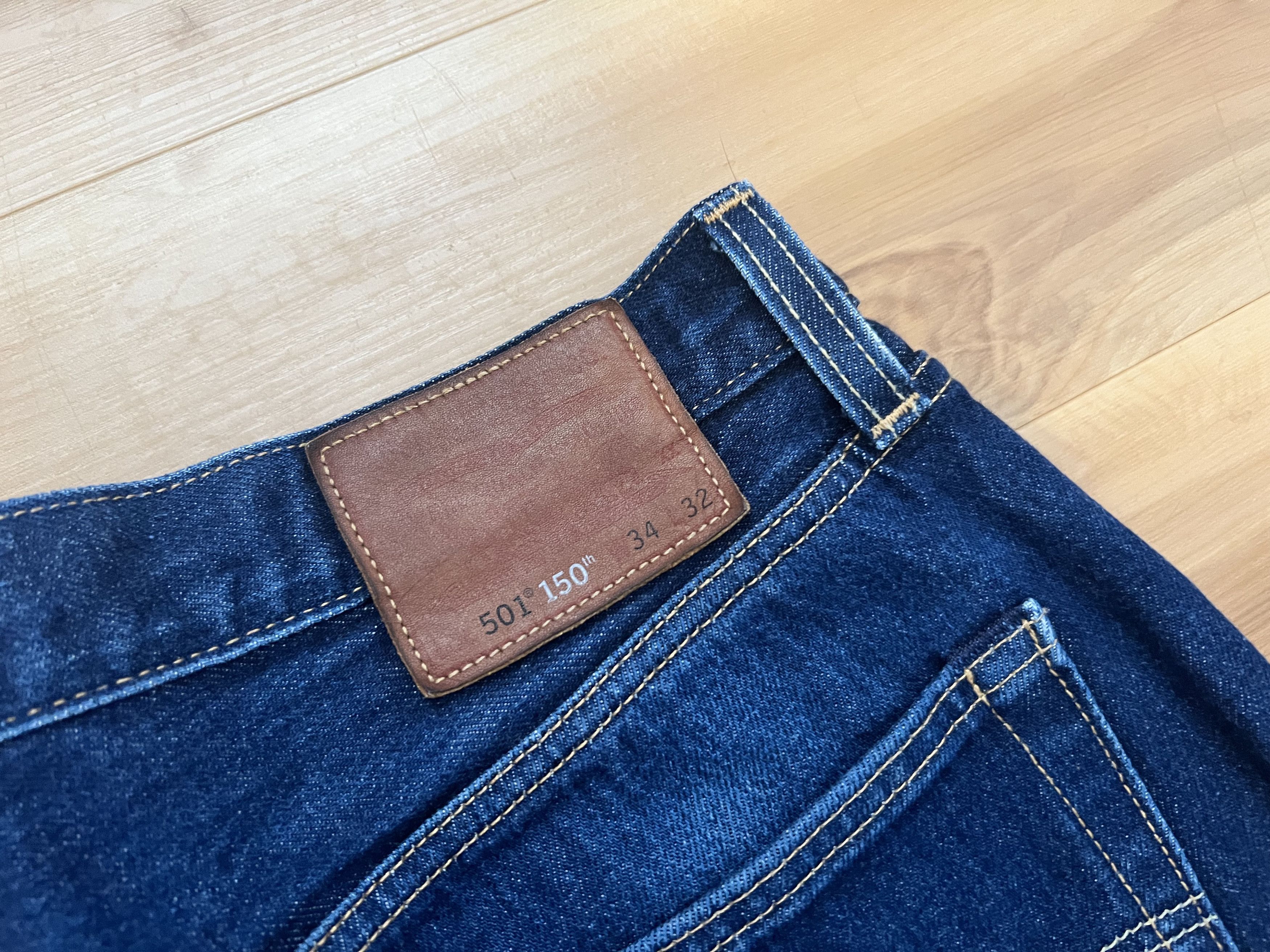 Levi's Levi's 501 150th Anniversary Selvedge Jeans 34 Birthday Size US 34 / EU 50 - 7 Thumbnail