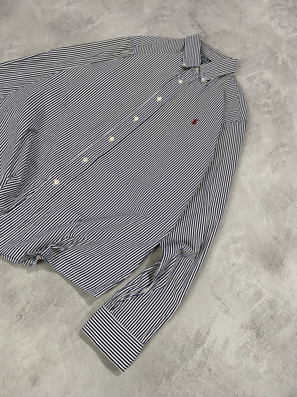 Polo Ralph Lauren 🦓 Vintage Shirt Button Up Polo Ralph Lauren STRIPED STYLE Size US L / EU 52-54 / 3 - 4 Thumbnail