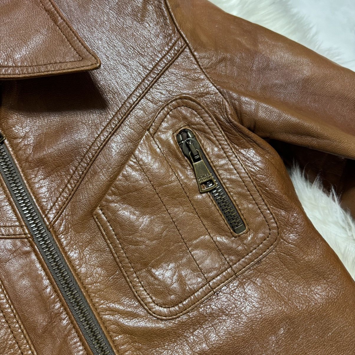 Dolce & Gabbana Authentic Dolce & Gabbana Runway Zip-Up Leather Jacket Size US S / EU 44-46 / 1 - 17 Thumbnail