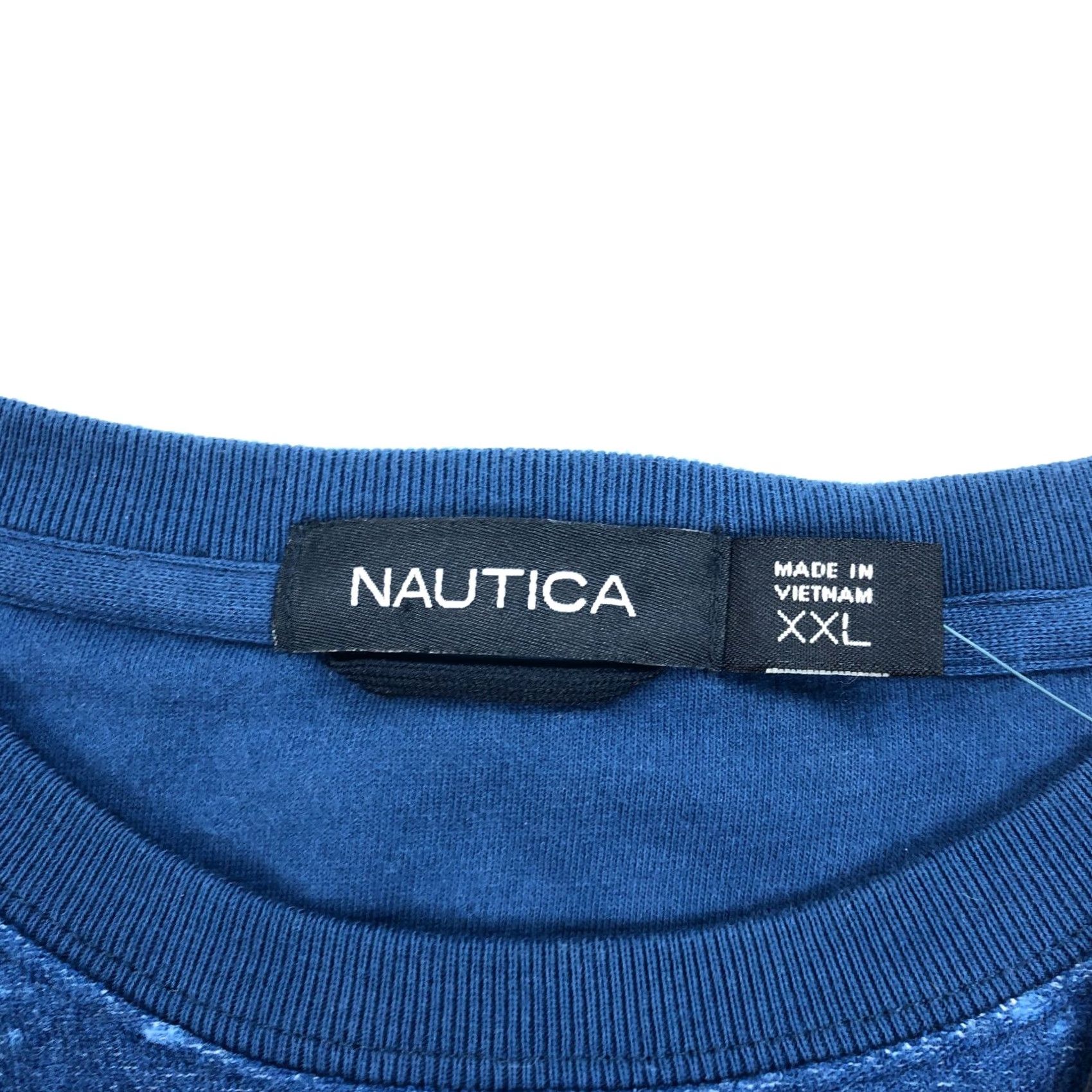 Nautica VINTAGE Nautica T-Shirt Mens 2XL Short Sleeve Tee Blue XXL Shirt Mens Blue Nautical Graphic Print 90s? Size US XXL / EU 58 / 5 - 3 Thumbnail