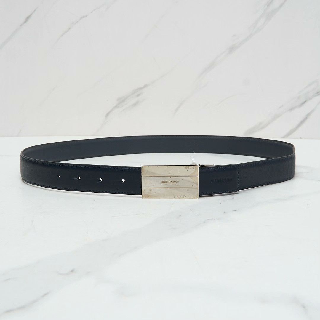Dior Dior Men's Square Buckle Reversible Belt Size ONE SIZE - 1 Thumbnail