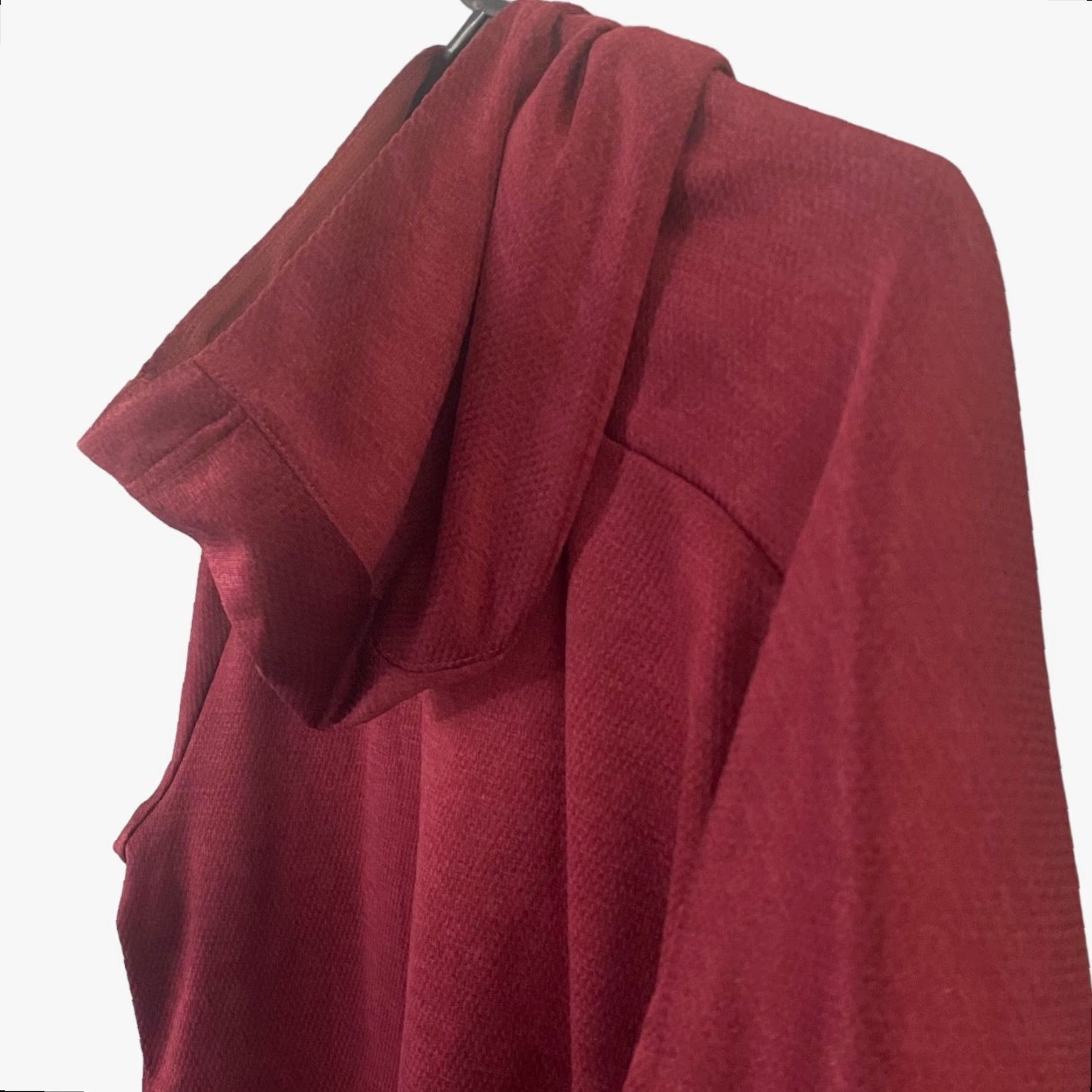 Adidas VINTAGE Adidas Originals Logo Hoodie Sweatshirt Mens Large Red Long-Sleeve Pullover Size US L / EU 52-54 / 3 - 6 Thumbnail