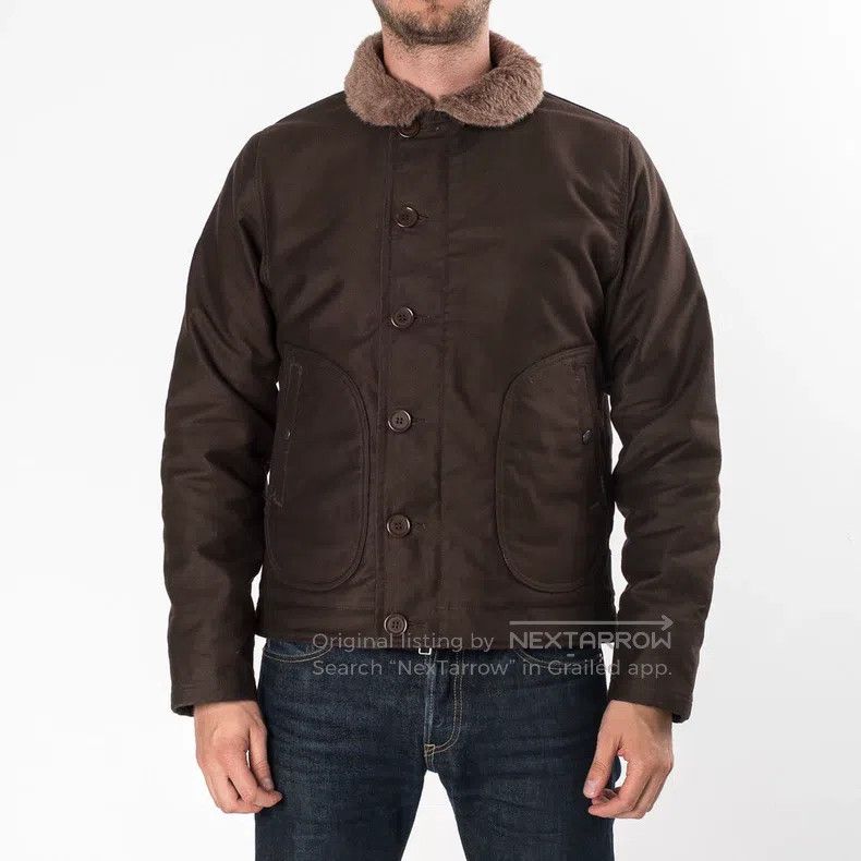 Iron Heart Iron Heart Alpaca Wool lined with N1 deck jacket Size US XS / EU 42 / 0 - 1 Thumbnail