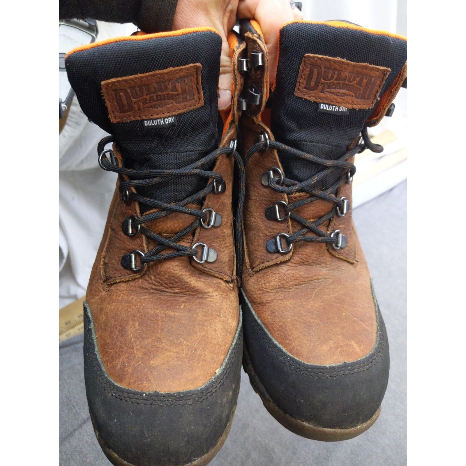 Duluth Trading Company Duluth Trading Co. Snow Boots Mens 10.5 Brown Leather Thinsulate Safety Toe Winter Workwear Boots Mens Shoes Brown Leather Size US 11 / EU 44 - 6 Thumbnail