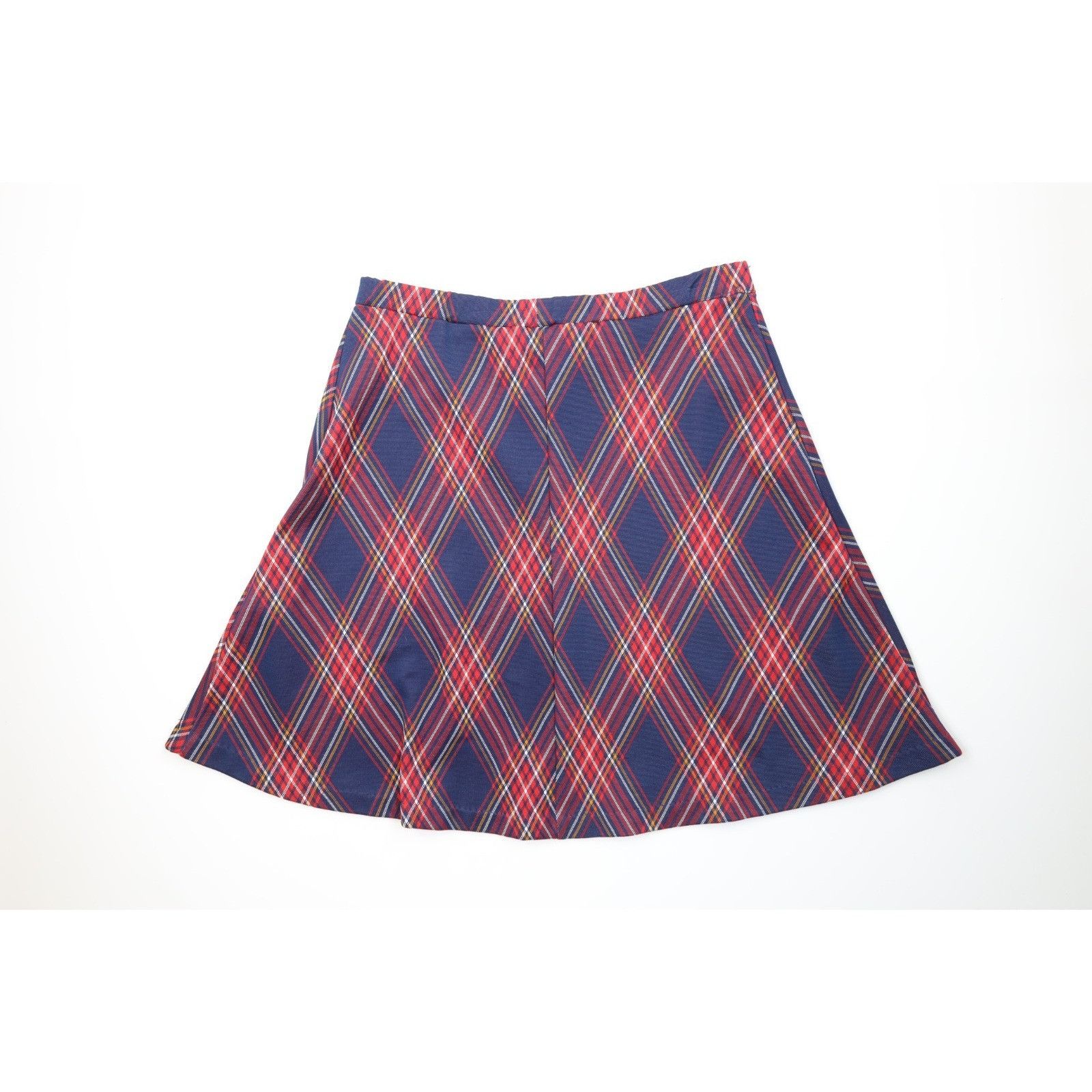 Vintage Vintage 70s Streetwear Knit Cross Hatch Skirt Size 34" / US 12 / IT 48 - 8 Thumbnail