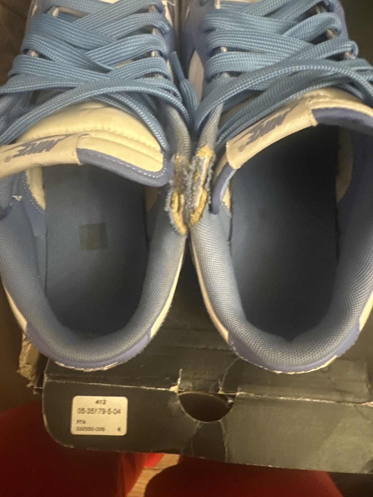 Nike Nike x Dunk low University Blue Size US 10 / EU 43 - 5 Thumbnail
