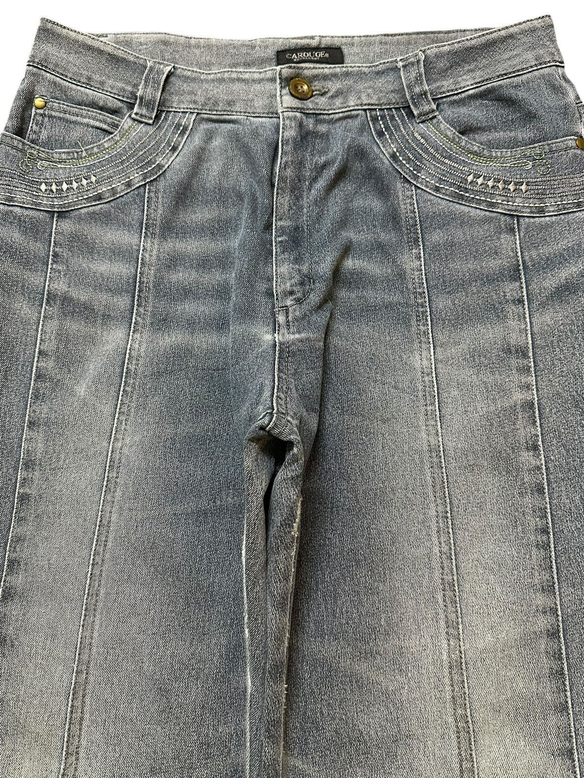Japanese Brand Vintage Japanese Brand Blue Faded Wash Wide Leg Baggy Jeans Size US 30 / EU 46 - 3 Thumbnail