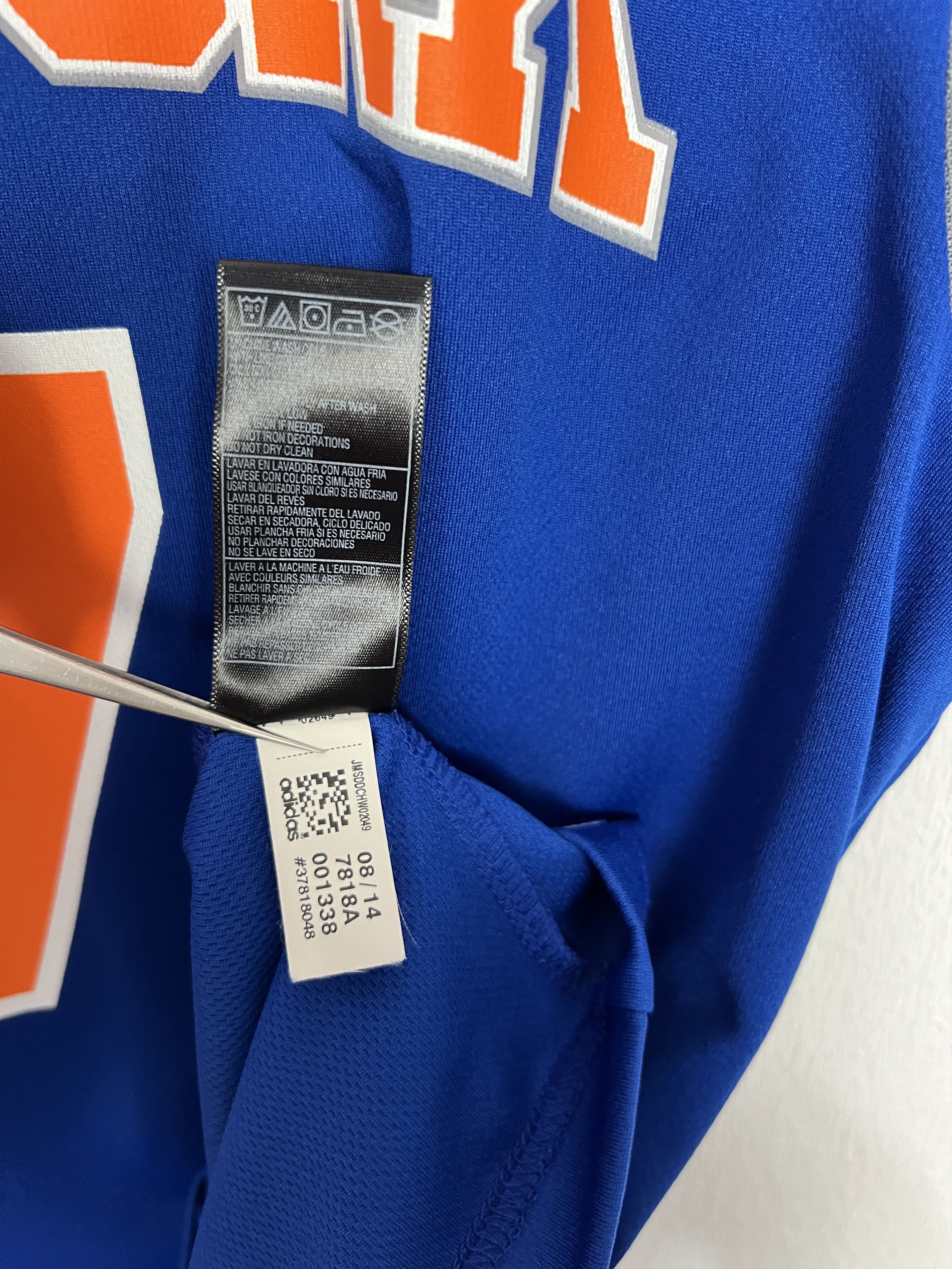 Adidas Vintage Adidas New York Knicks #7 Anthony NBA Jersey Size US S / EU 44-46 / 1 - 8 Thumbnail