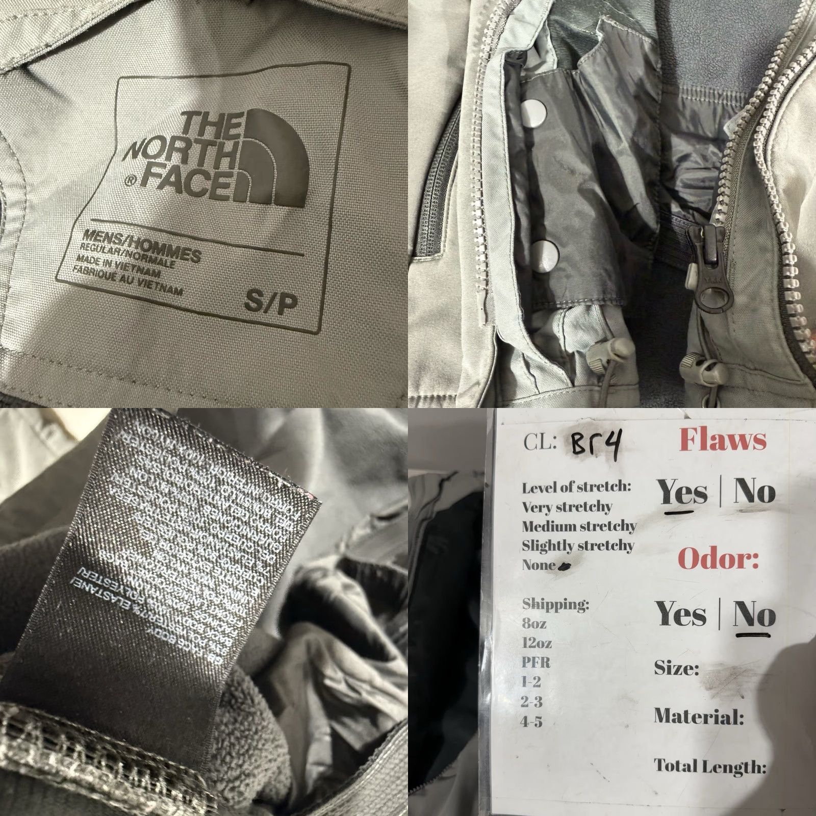 The North Face The North Face Apex Storm Peak Soft Shell Jacket Mens S Gray No Liner Size US S / EU 44-46 / 1 - 9 Thumbnail