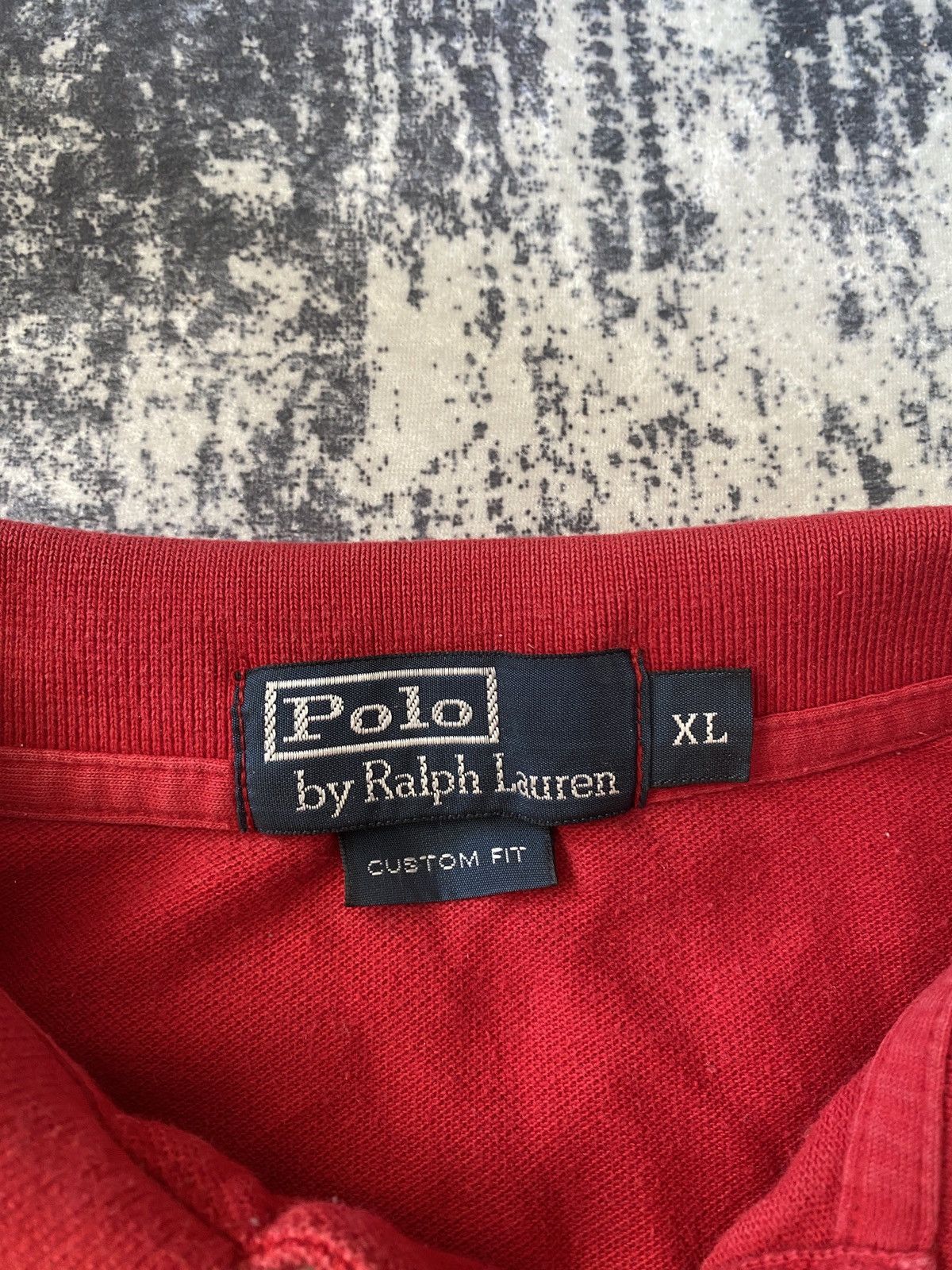Ralph Lauren × Vintage Vintage big pony drip ralph lauren number on back polo shirt Size US XL / EU 56 / 4 - 2 Thumbnail