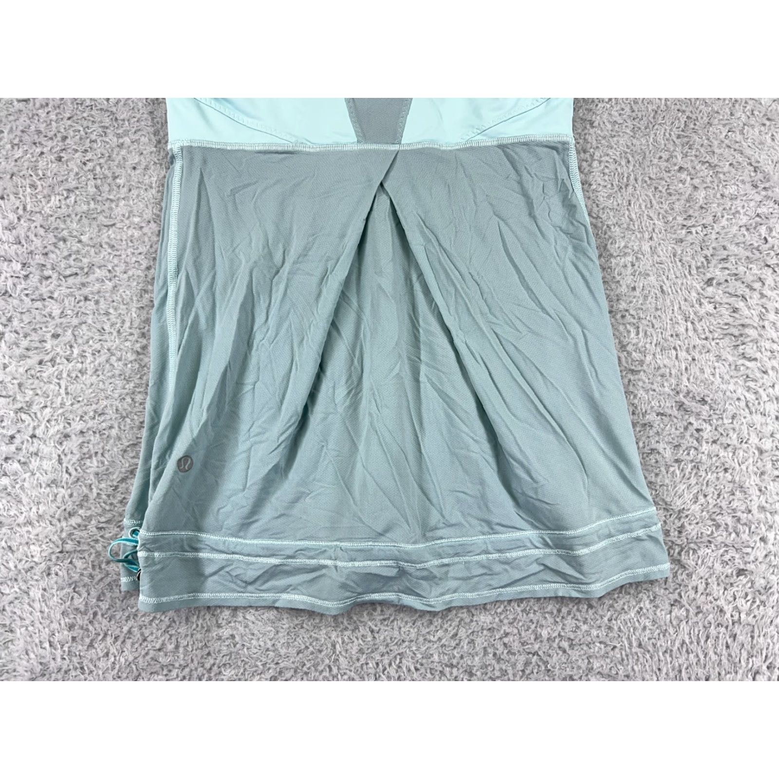 Lululemon Lululemon Shirt Womens 2 Teal Tank Top Ta Ta Topper Run Running Athletic Wear Tank Women Teal Nike Style? Size XS / US 0-2 / IT 36-38 - 6 Thumbnail