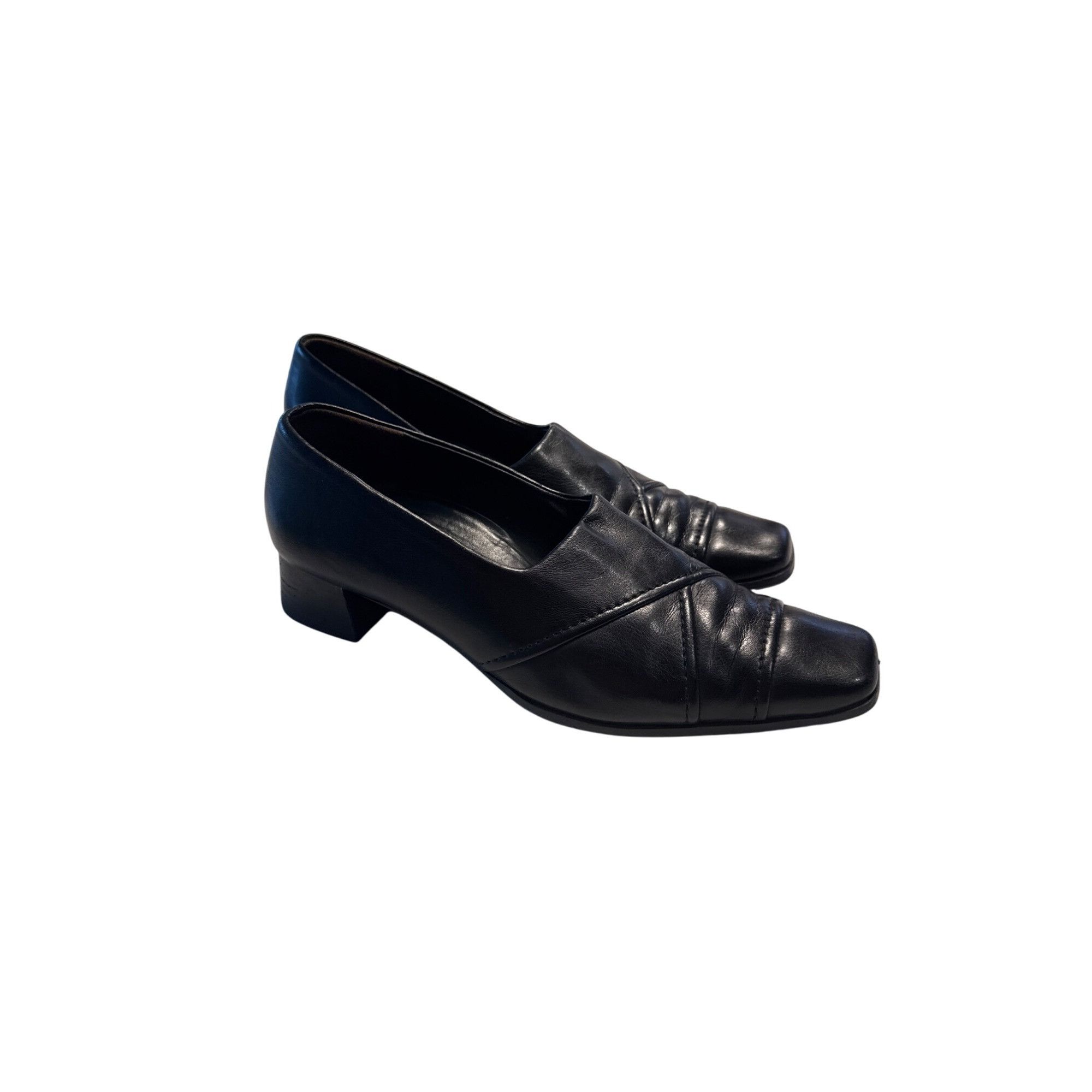 Other Paul Green Munchen womens black leather slip on heels size 4 Size US 4.5 / IT 34.5 - 4 Thumbnail