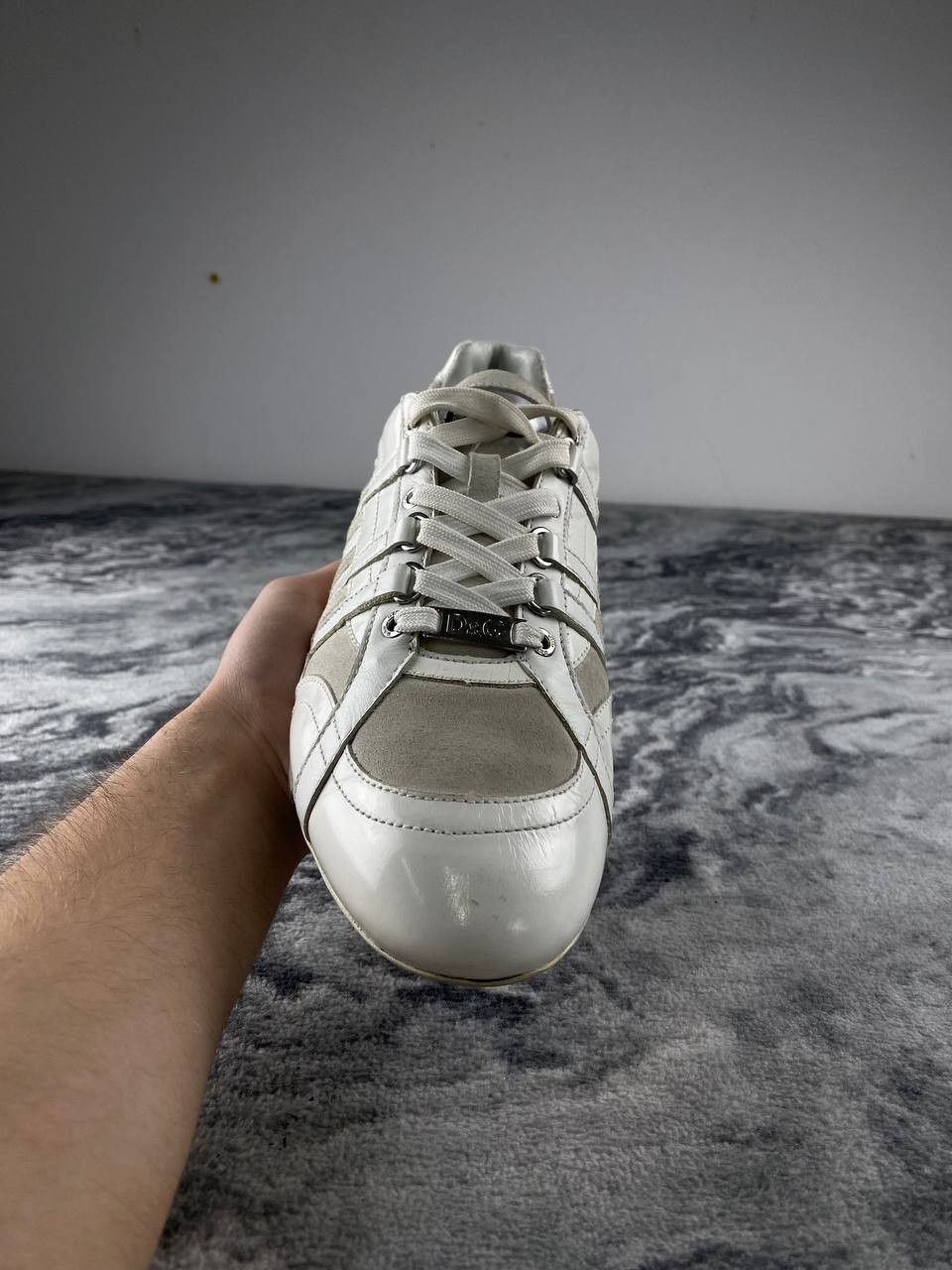 Dolce & Gabbana Vintage Dolce & Gabbana Patent Leather Sneakers Men Size US 8.5 / EU 41-42 - 3 Thumbnail