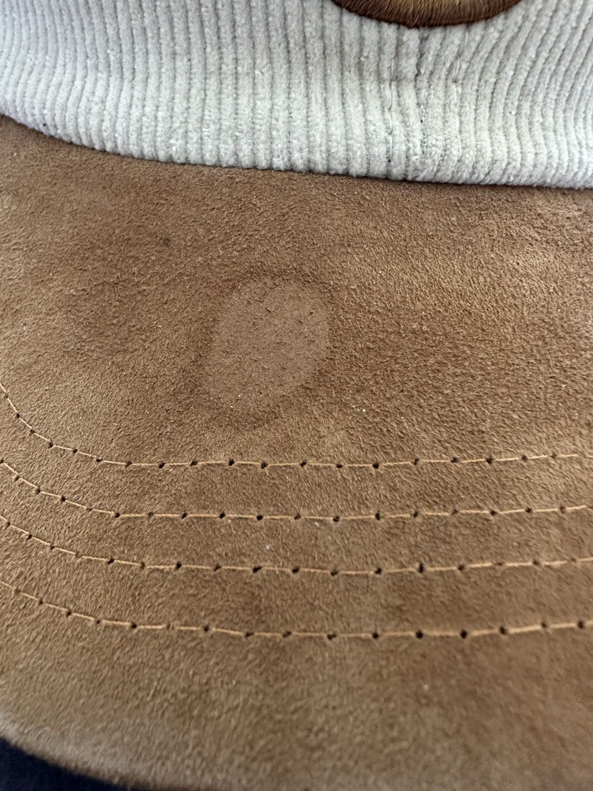I Love Ugly U Porter Cap Tan Suede Size ONE SIZE - 9 Thumbnail