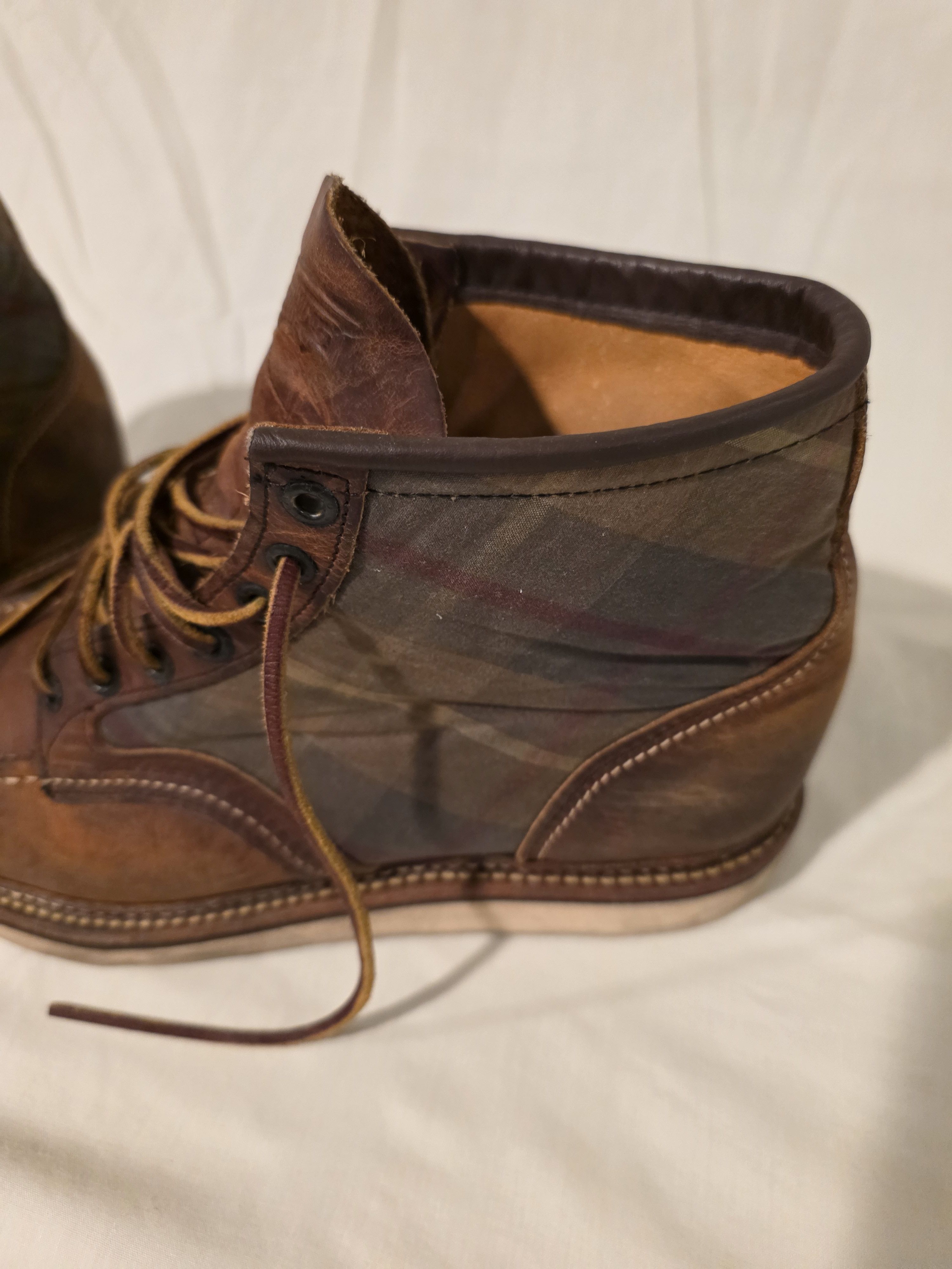 Red Wing Red Wing 4553 Brooks Brothers colab Tartan Oil Cloth Moc Toe Size US 10.5 / EU 43-44 - 5 Thumbnail