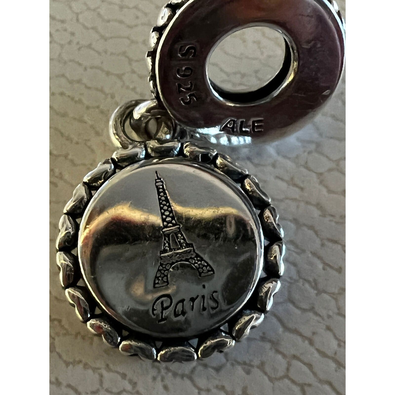 pandora Authentic Pandora, Eiffel Tower Paris Dangle, Travel Destina Size ONE SIZE - 3 Thumbnail