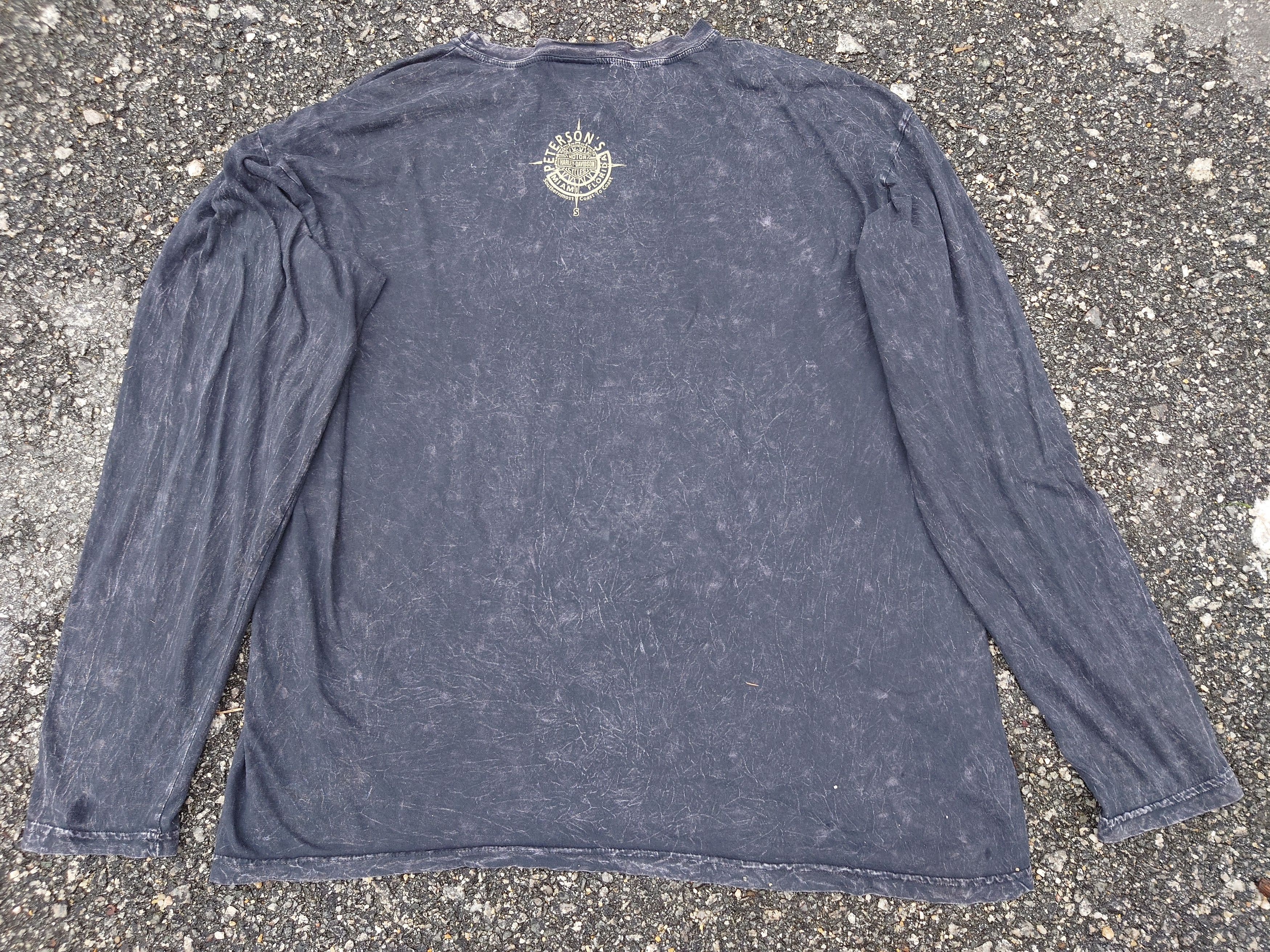 Harley Davidson Vintage Like Tie Dye Harley Davidson Long Sleeve Made in USA Size US XL / EU 56 / 4 - 5 Thumbnail