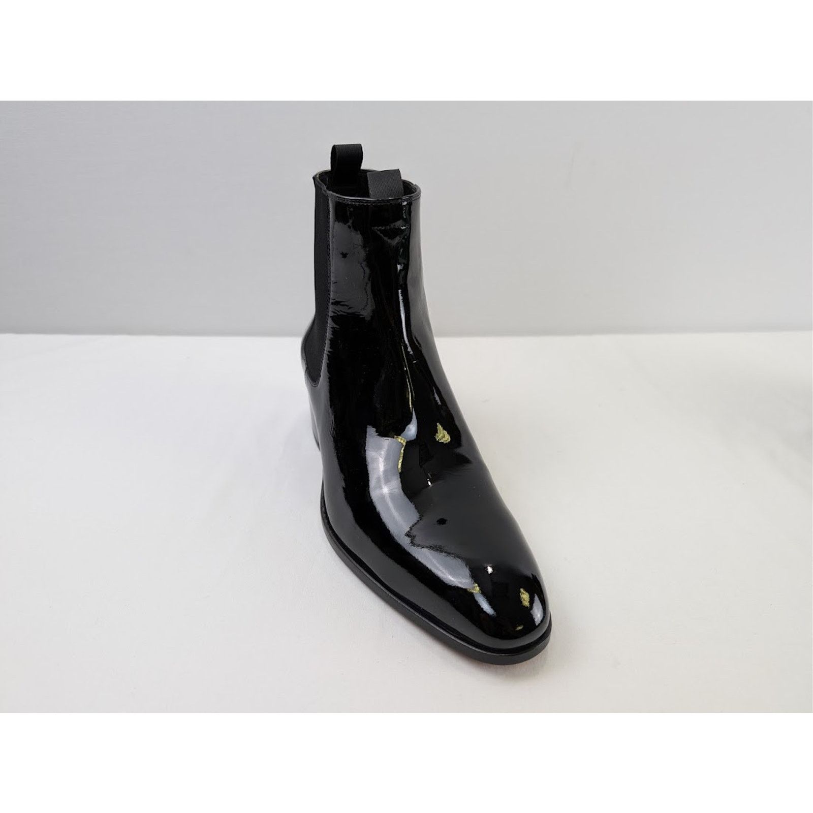 Tom Ford o1rshd1 Stivale Vernice Nero Boots in Black Size US 12 / EU 45 - 3 Thumbnail