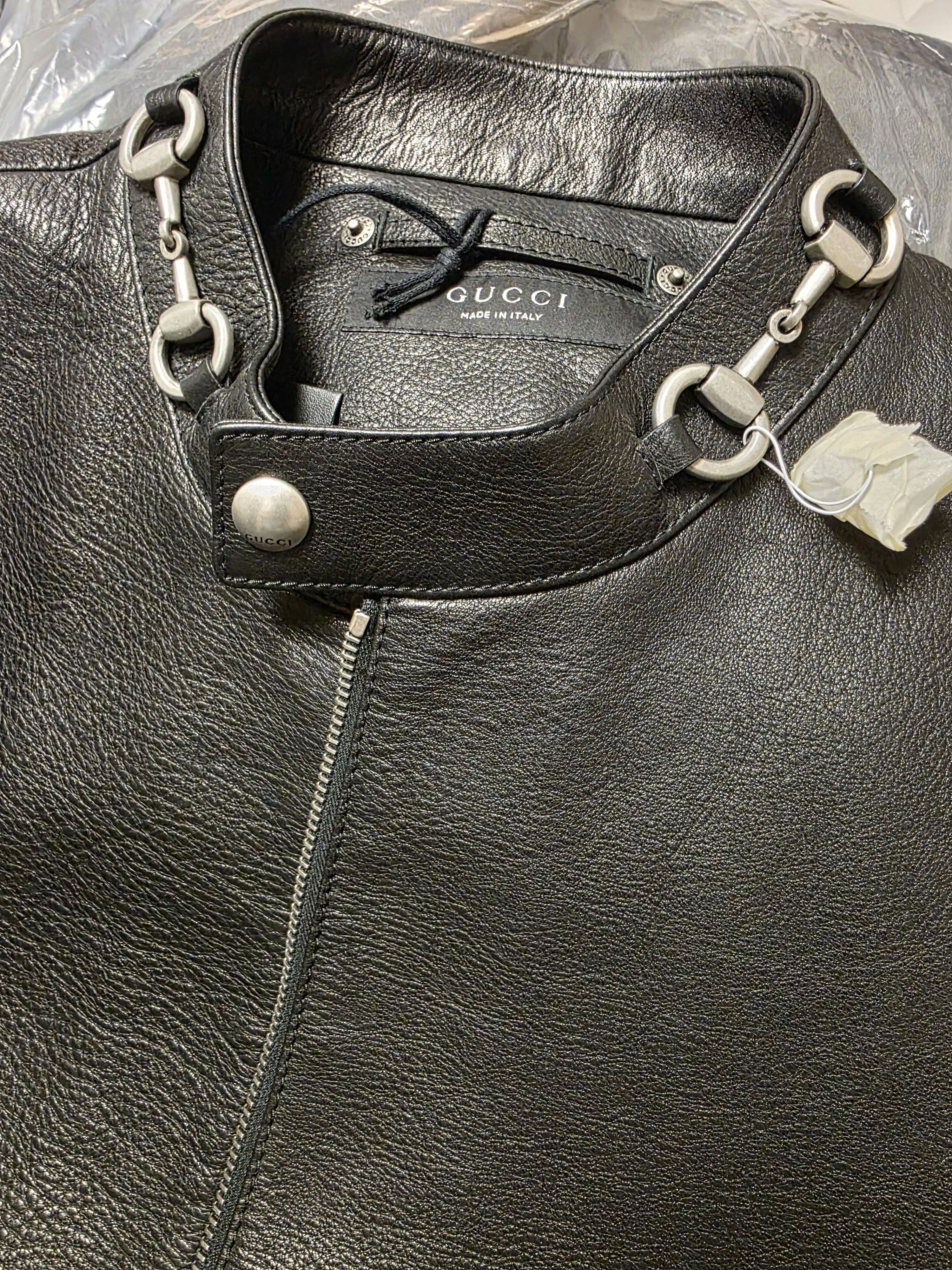 Gucci Gucci Horsebit Leather Jacket size S Size US S / EU 44-46 / 1 - 7 Thumbnail