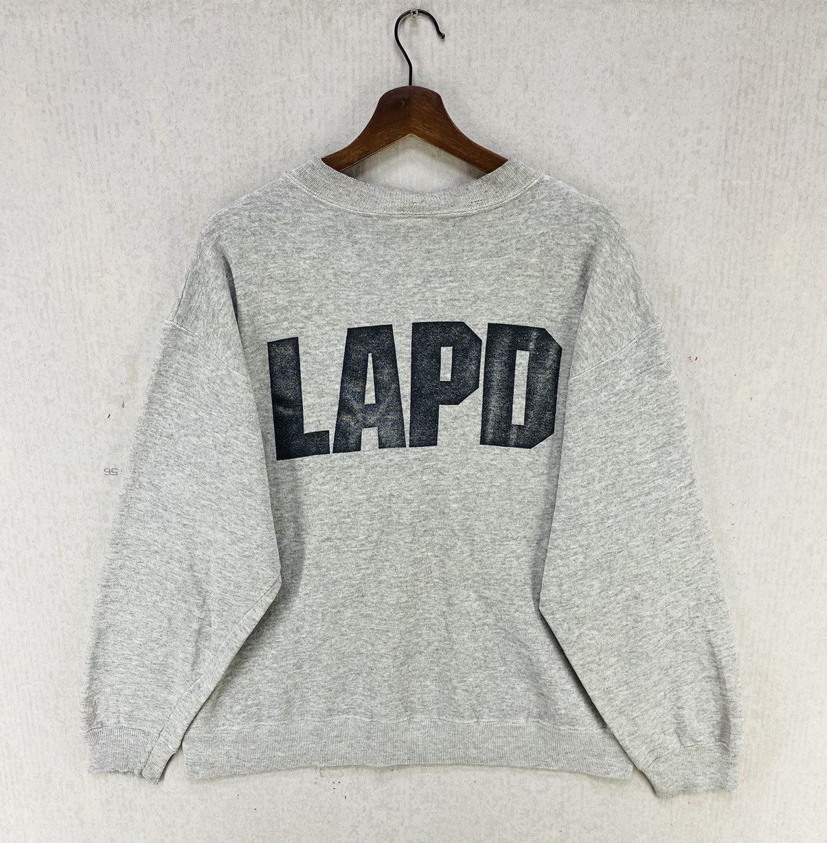 Hanes × Vintage Vintage Los Angeles Police SWAT Sweatshirt Hanes Tag Size US L / EU 52-54 / 3 - 2 Thumbnail