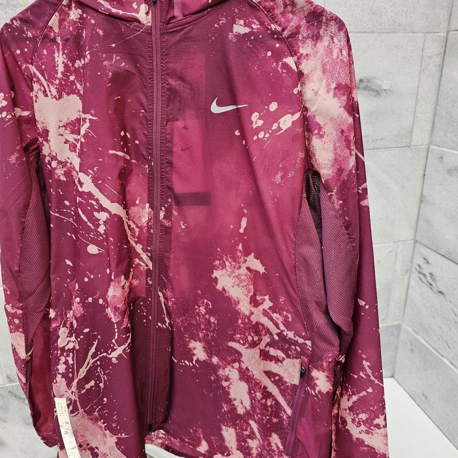 Nike Nike Men's Cream and Burgundy Jacket Size US L / EU 52-54 / 3 - 3 Thumbnail