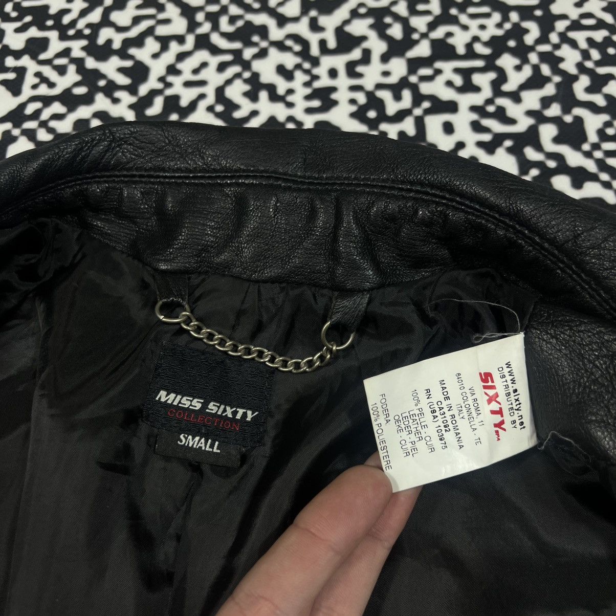 Miss Sixty Vintage Y2K MISS SIXTY Leather Jacket Japanese Retro Style Size S / US 4 / IT 40 - 19 Thumbnail
