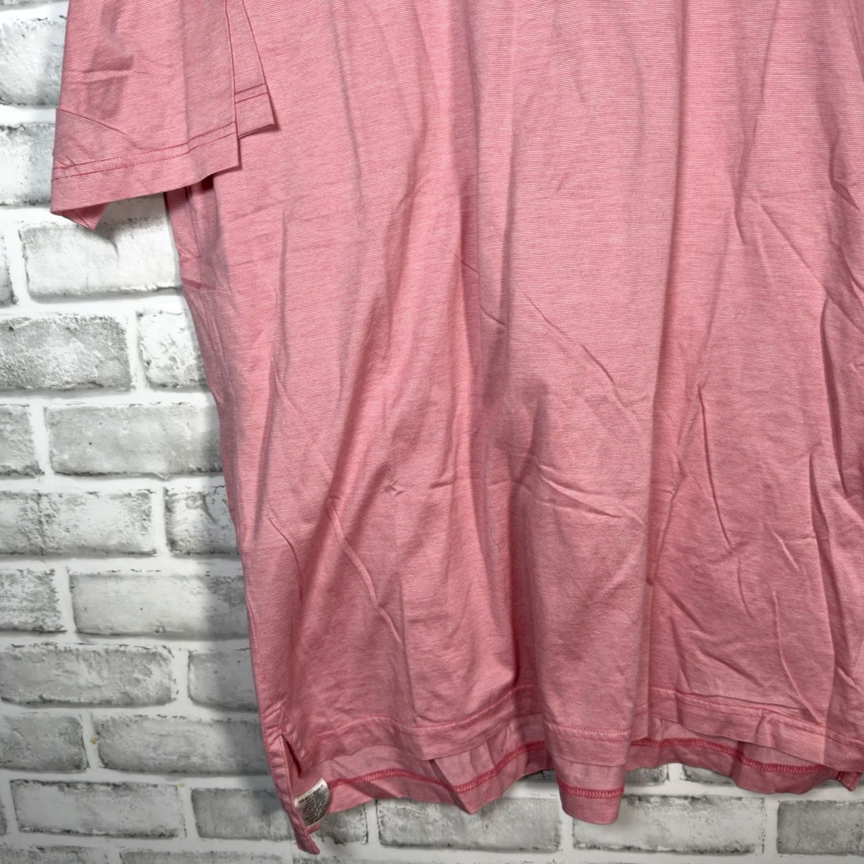 Peter Millar Peter Millar Polo Shirt Mens L Pink 100% Cotton Shirt Size US L / EU 52-54 / 3 - 3 Thumbnail