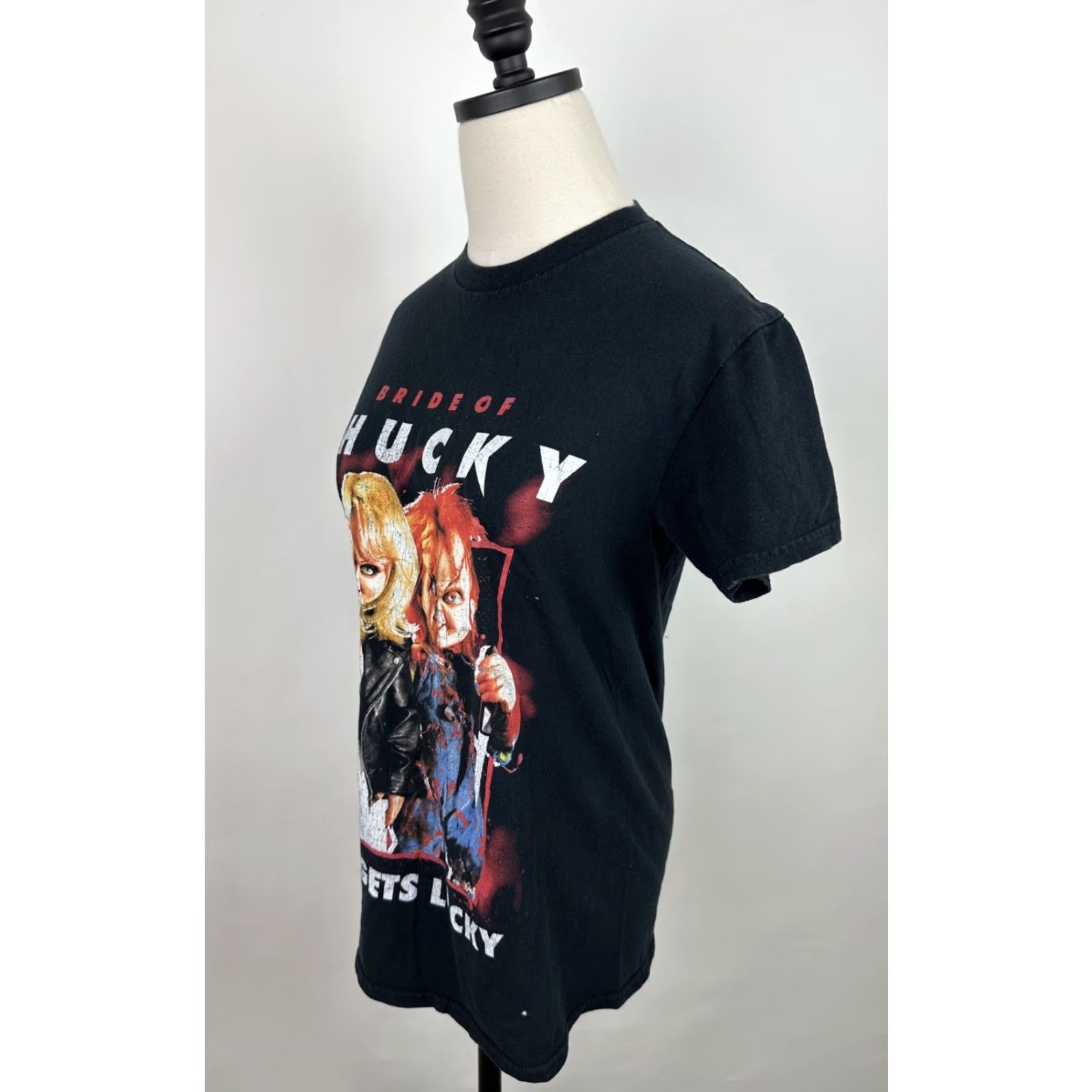 Vintage Chucky Shirt Womens Small Bride of Chucky T-shirt Horror Tee Halloween Shirt Shirt Size S / US 4 / IT 40 - 5 Thumbnail