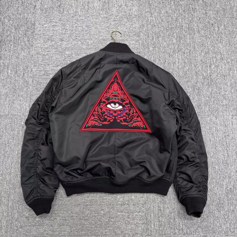 Givenchy Givenchy Size50 Devil Eye Cotton Fleece Jacket Size US M / EU 48-50 / 2 - 5 Thumbnail