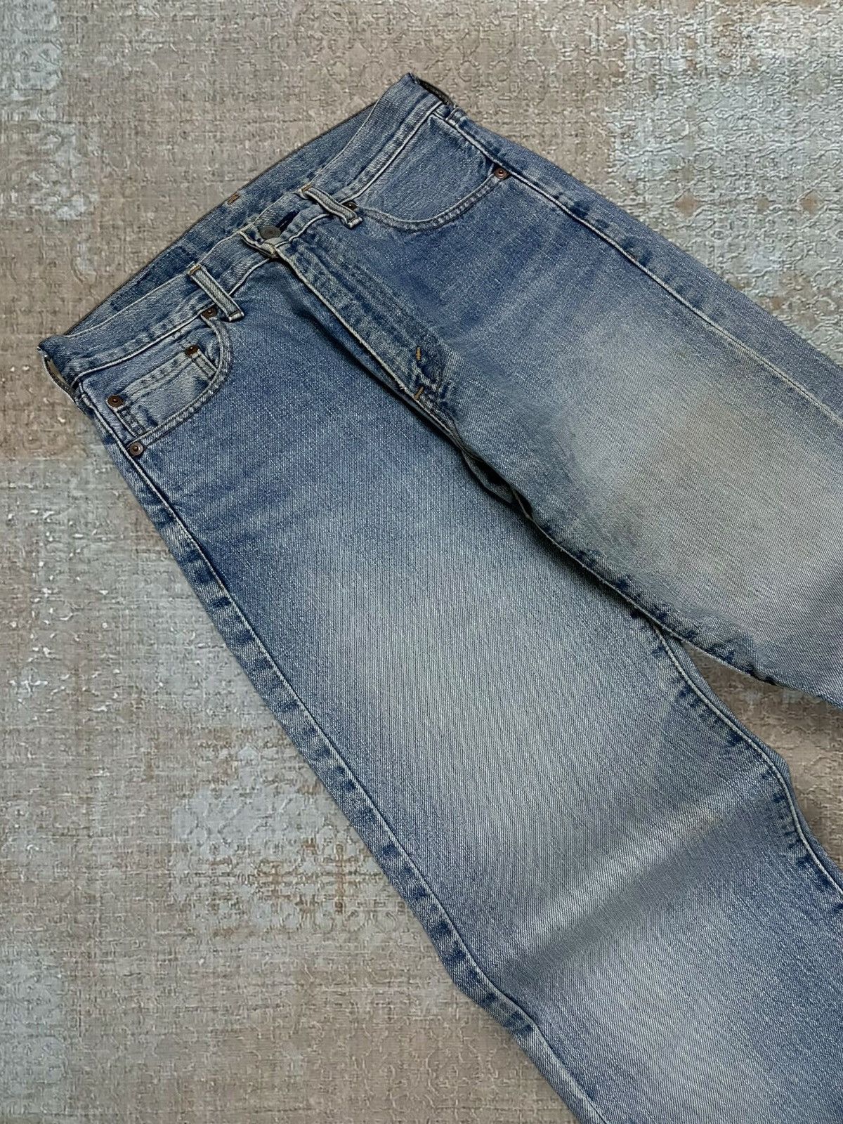 Levi's Vintage Clothing Vintage 1990s Designer Levis 502 Grunge Distressed Denim Size US 30 / EU 46 - 7 Thumbnail