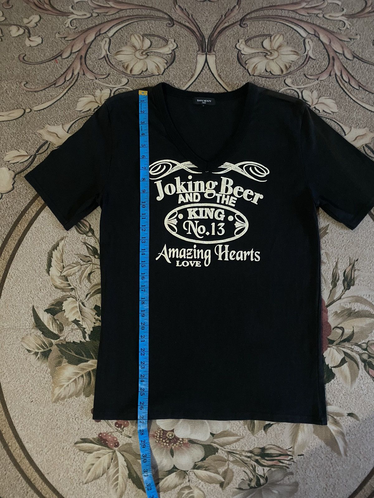 Beauty Beast Japanese Brand Simple Beauty homme Joking beer V Neck Tee Size US S / EU 44-46 / 1 - 8 Thumbnail