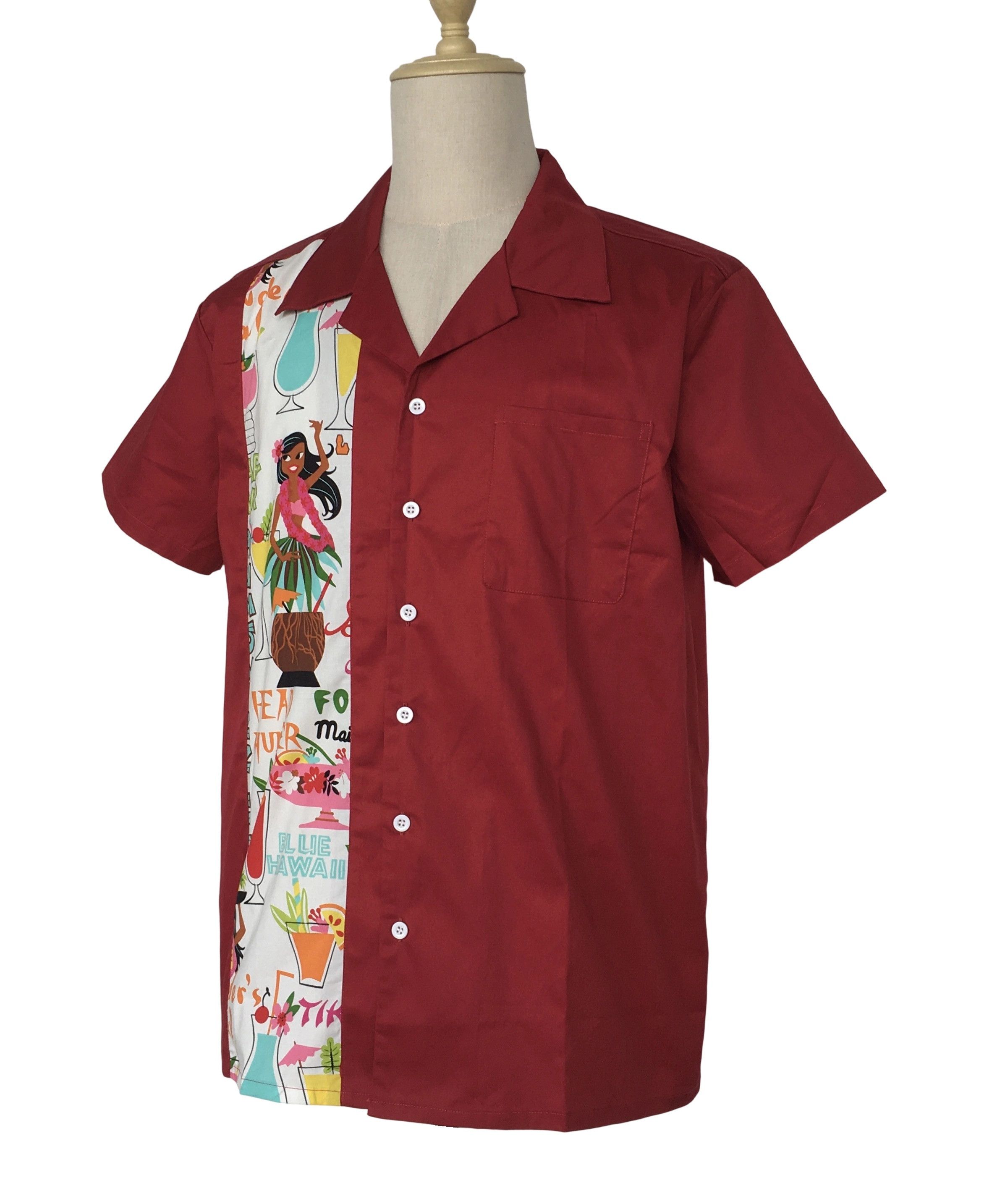 Other Hawaiian Summer Shirt Casual Style Hula Girl Pattern Size US XL / EU 56 / 4 - 3 Thumbnail
