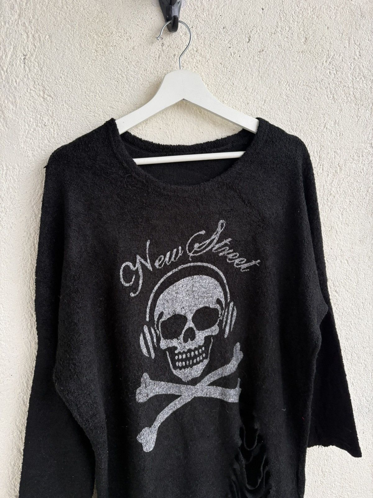 Number (N)ine Hysteric skull distressed knit lgb style Size US L / EU 52-54 / 3 - 2 Thumbnail