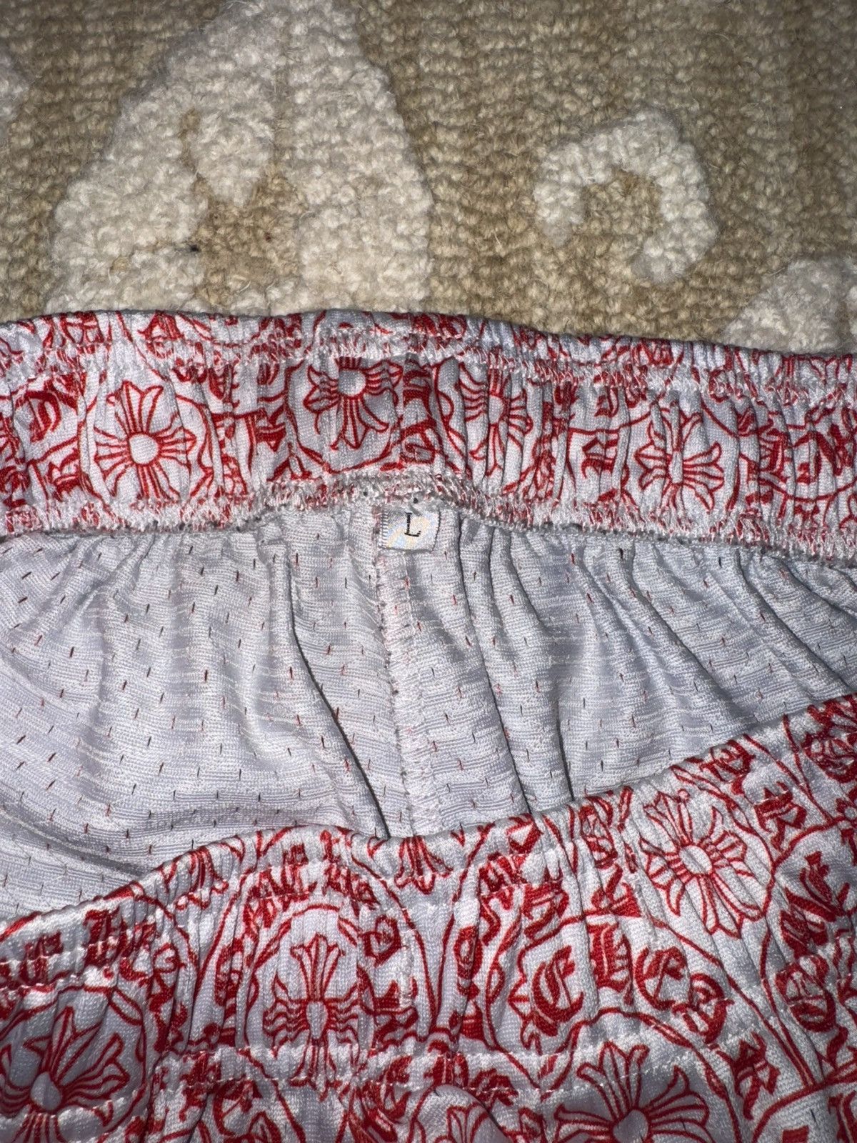 Bravest Studios Bravest Studios Red Chrome Script Shorts Size US 34 / EU 50 - 2 Thumbnail