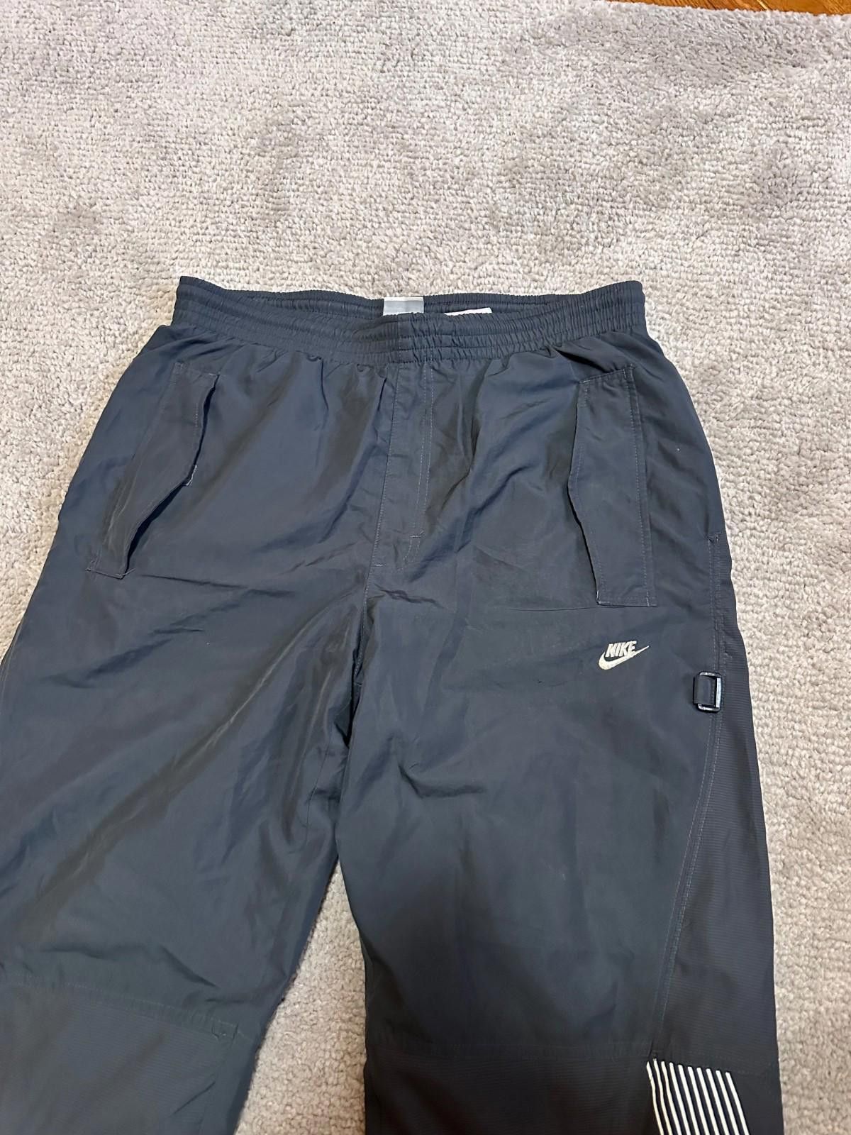 Nike Rare Vintage pants Nike AIR Black Y2K Drill Style Swoosh Size US 30 / EU 46 - 4 Thumbnail