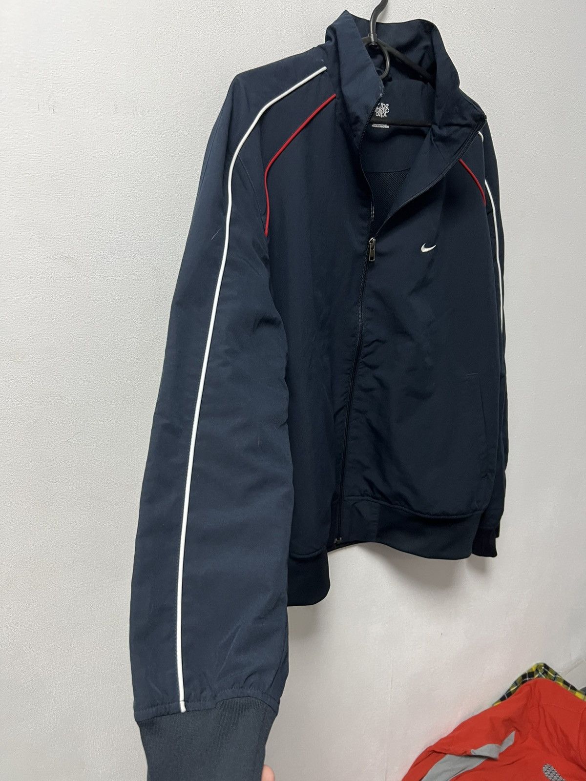 Nike Mens Vintage Nike track jacket nylon swoosh drill y2k rare Size US M / EU 48-50 / 2 - 5 Thumbnail