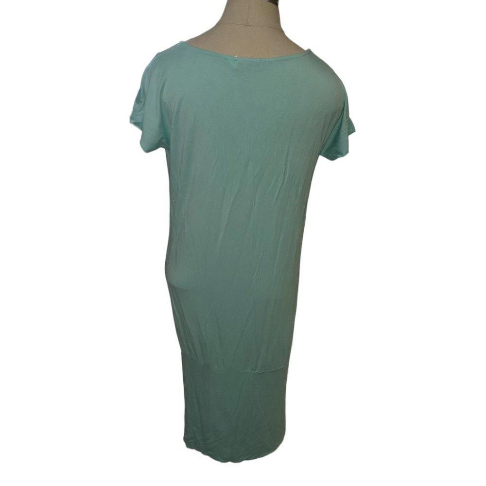 Venus CT509 Venus Mint Green Short Sleeve Dress S Size S / US 4 / IT 40 - 2 Thumbnail