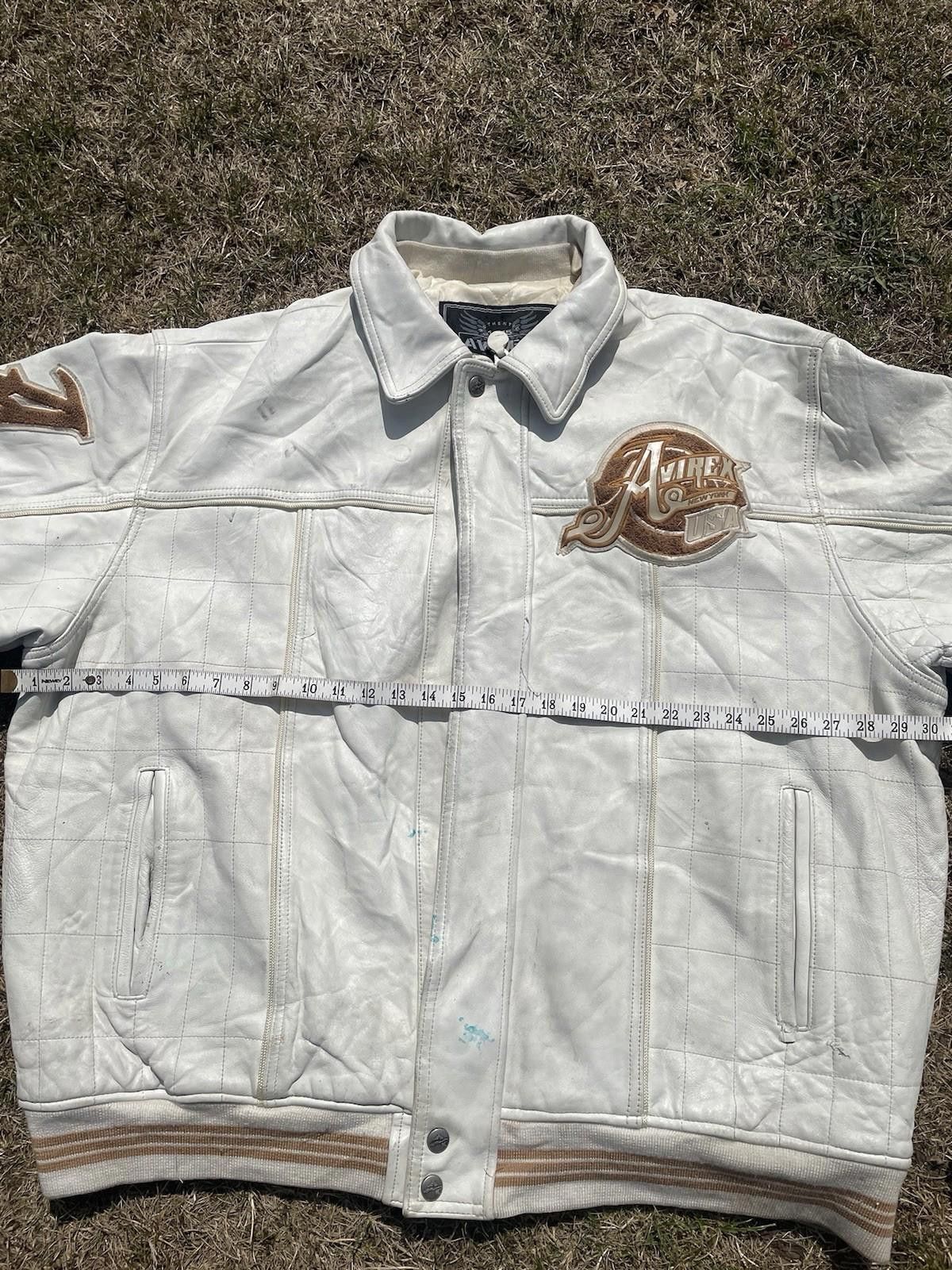Avirex Vintage 90s Hip Hop Avirex Leather Jacket Size US XXL / EU 58 / 5 - 12 Thumbnail