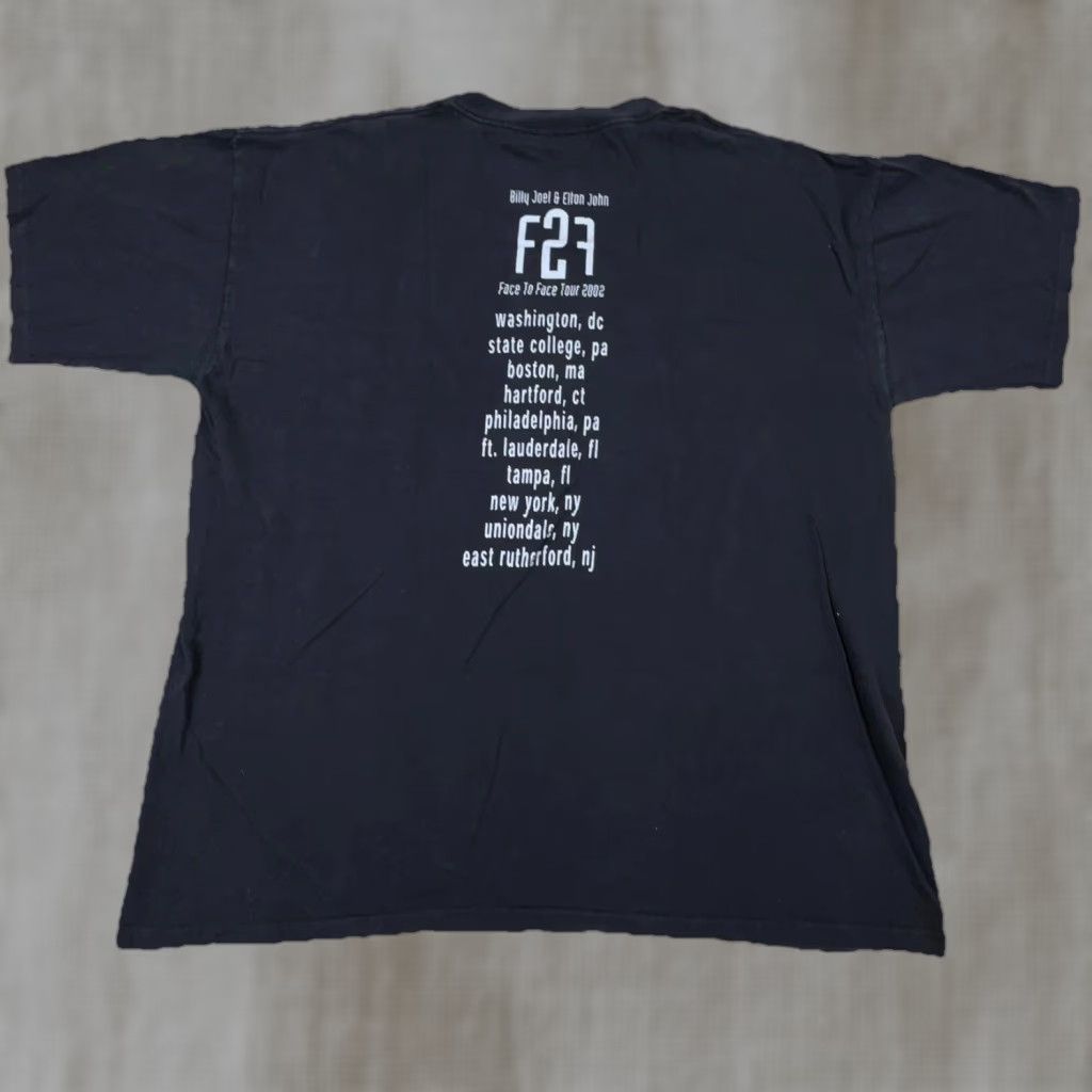 Vintage VINTAGE Elton John Shirt Men XL Black Tee Graphic Print Single Stitch 2000s Y2K Band Rock Concert Logo 100% Cotton All Sport Tee Mens Size US XL / EU 56 / 4 - 1 Thumbnail