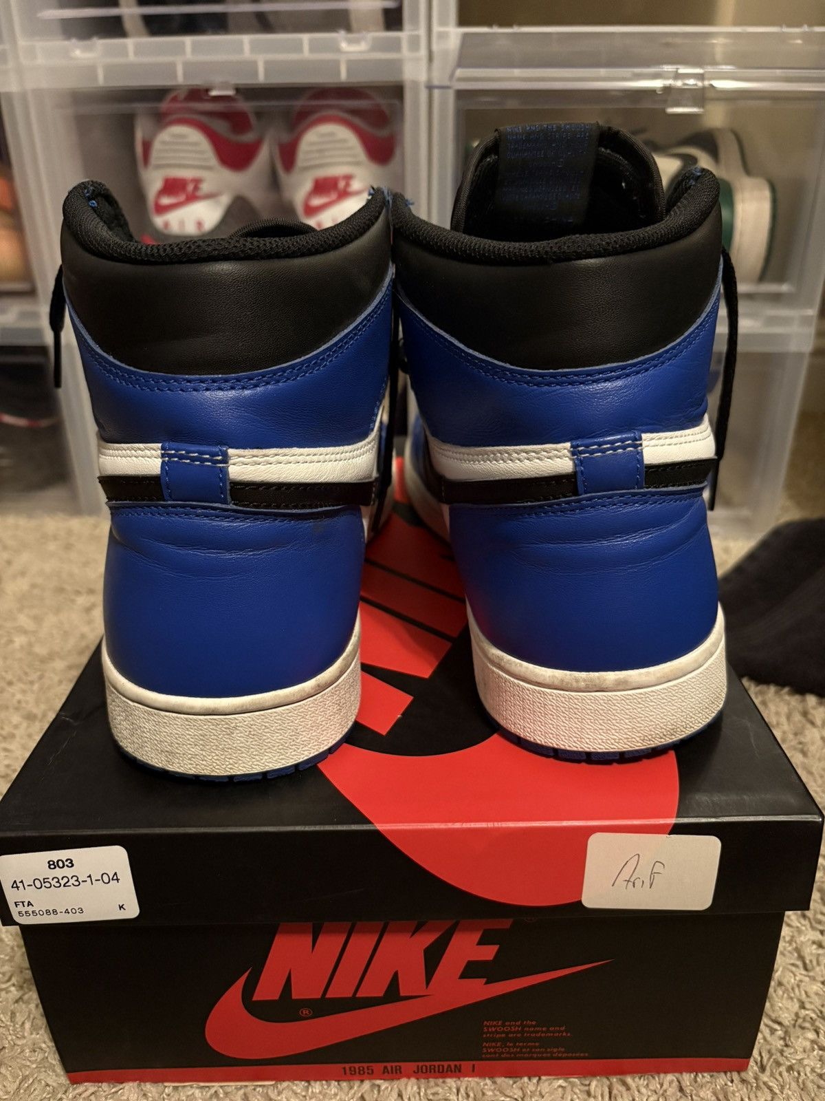 Jordan Brand Jordan Retro 1 Game Royal Size US 12 / EU 45 - 3 Thumbnail
