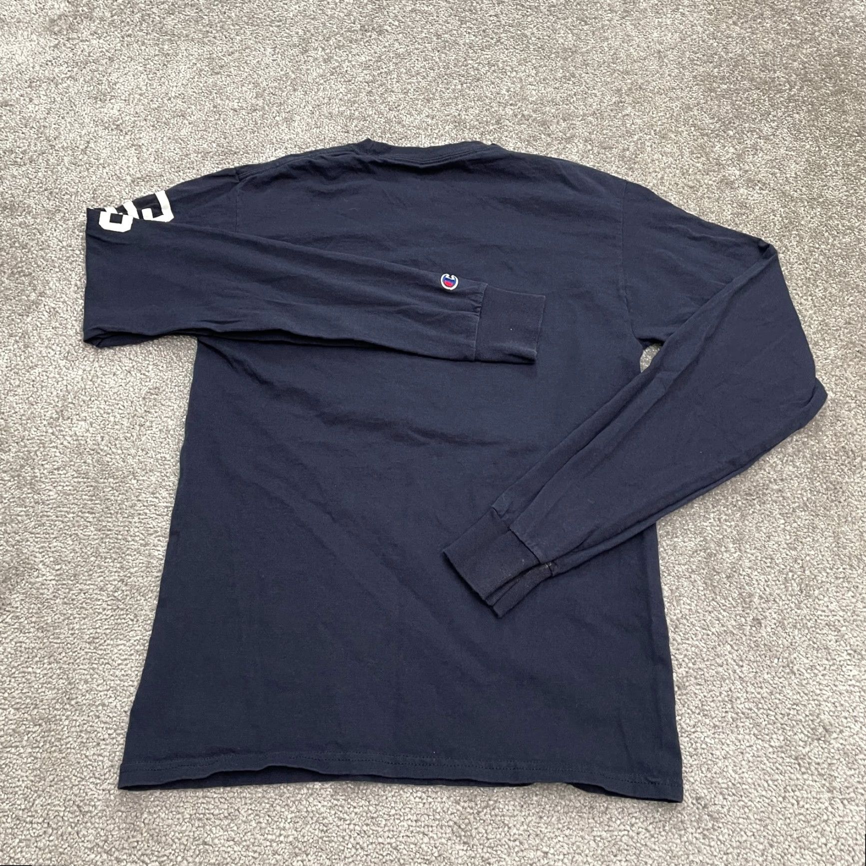 Champion VINTAGE Champion Graphic Basic Long Sleeve Shirt Mens Small Blue Crew Neck CGTC Titans Size US S / EU 44-46 / 1 - 2 Thumbnail