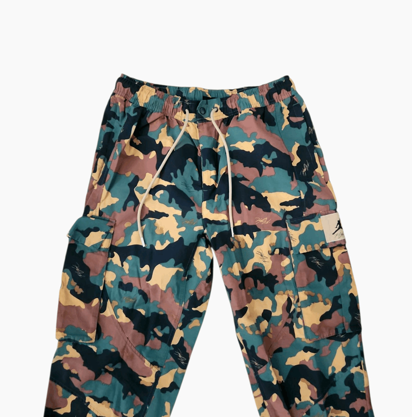 Jordan Brand × Nike Jordan X Nike Joggers SZ Large Flight Heritage Camo Cargo Size US 34 / EU 50 - 2 Thumbnail