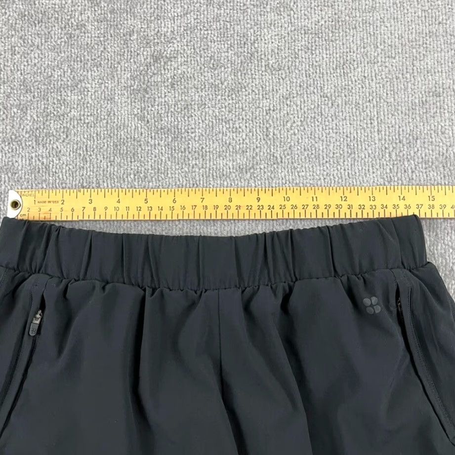 Sweaty Betty VINTAGE Sweaty Betty Shorts Womens M x 2.5" Lined Black Workout Running Pockets Gym Size 32" / US 10 / IT 46 - 4 Thumbnail