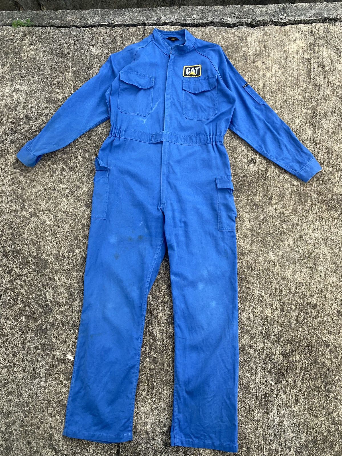 Caterpillar Vintage Distressed Caterpillar Overalls Jumpsuits Size US 38 / EU 54 - 3 Thumbnail