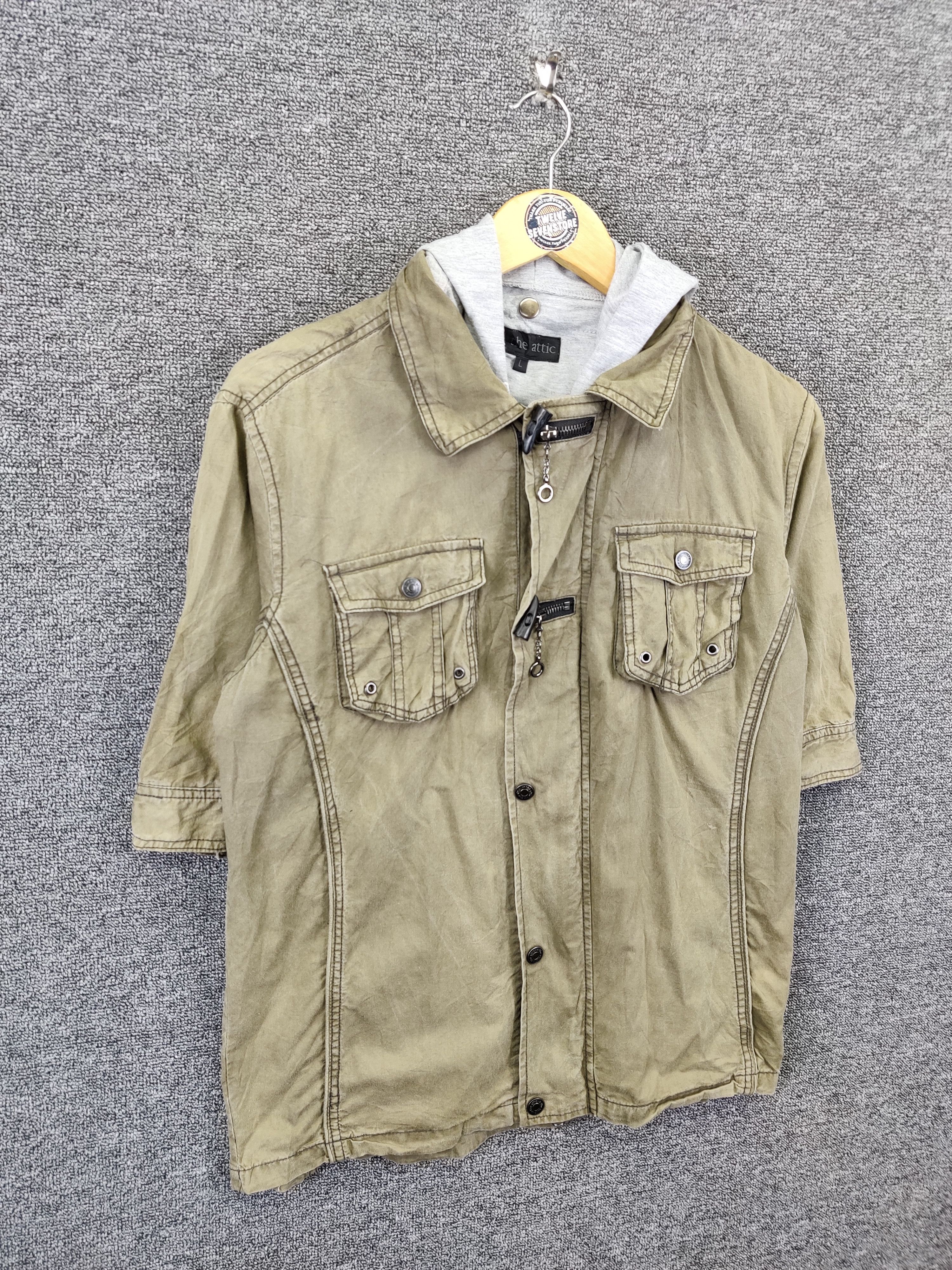 In The Attic Vintage In The Attic Short Sleeve Hoodie Size US L / EU 52-54 / 3 - 7 Thumbnail