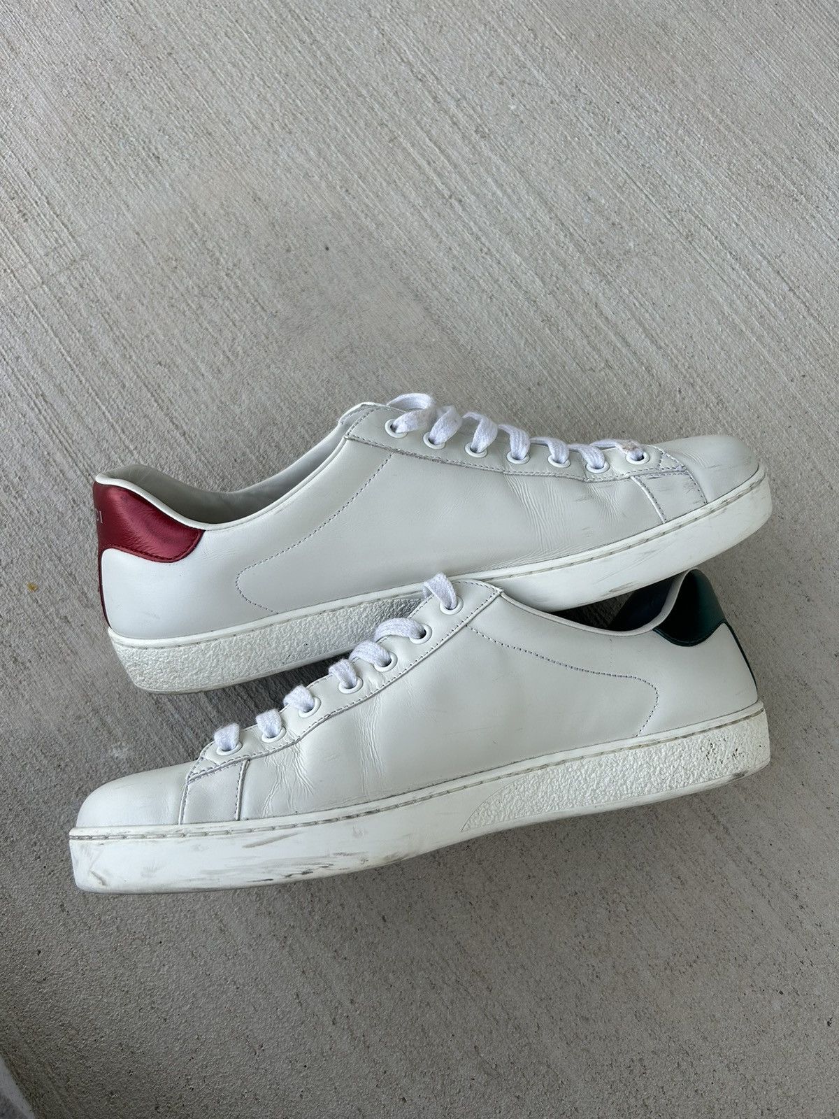 Gucci GUCCI Ace ‘Loved’ Leather Sneakers Size US 10 / EU 43 - 3 Thumbnail