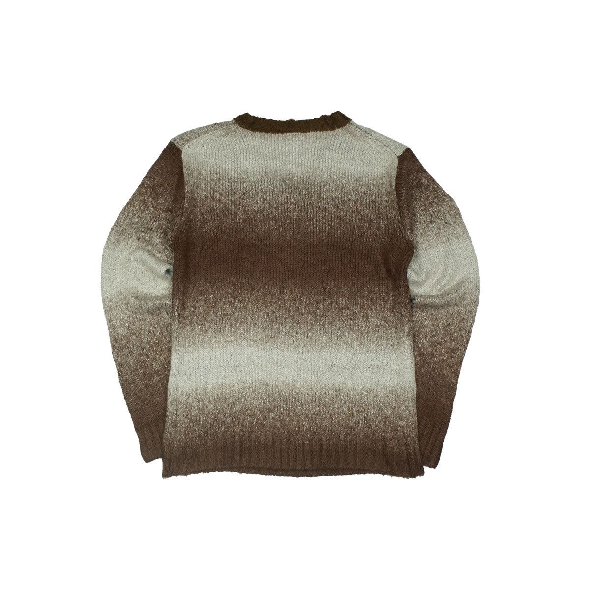 Aran Isles Knitwear *NoTariff Here's Japan Gradient Stripe Knitted Sweatshirt Size L / US 10 / IT 46 - 4 Thumbnail